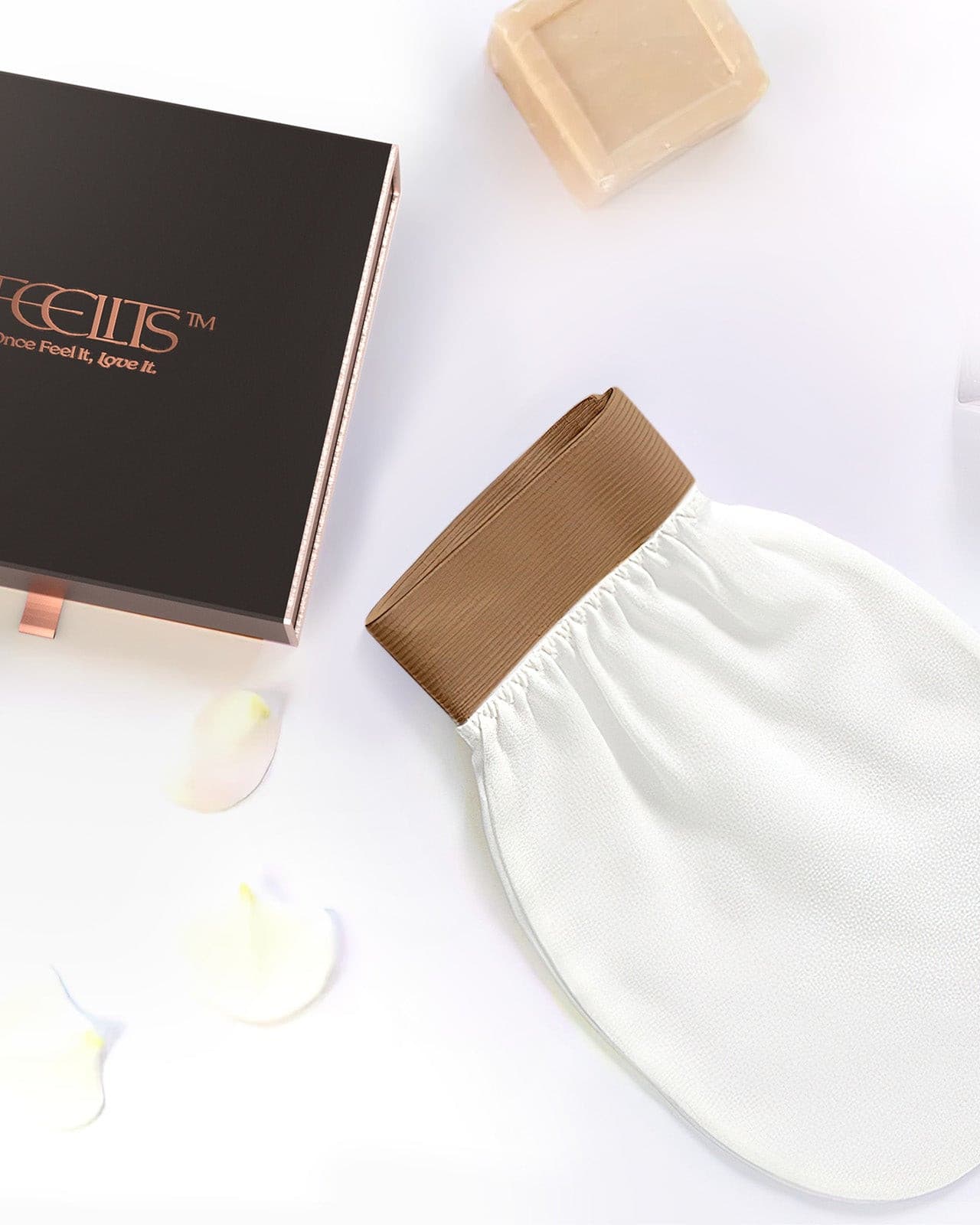 Mulberry Silk body mitt Natural Smooth Skin Exfoliating Body Mitt