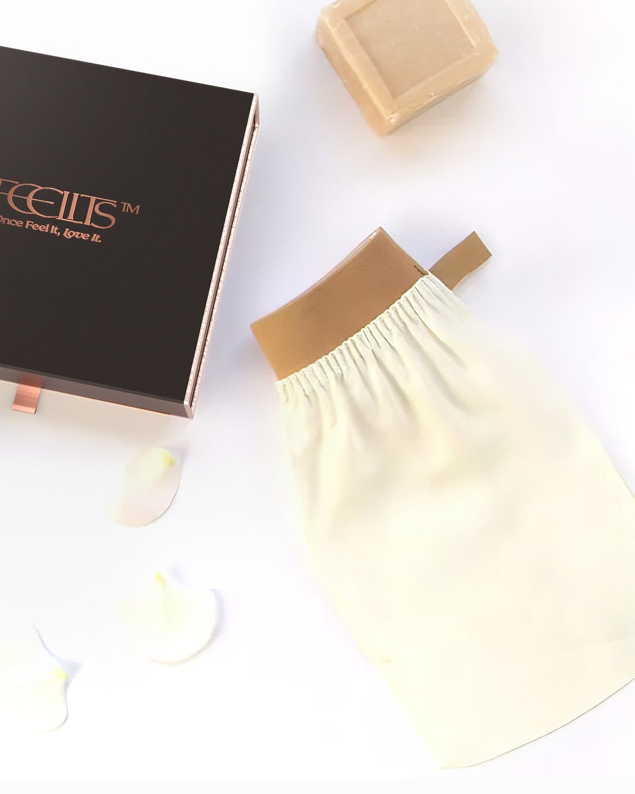 Mulberry Silk body mitt Natural Smooth Skin Exfoliating Body Mitt