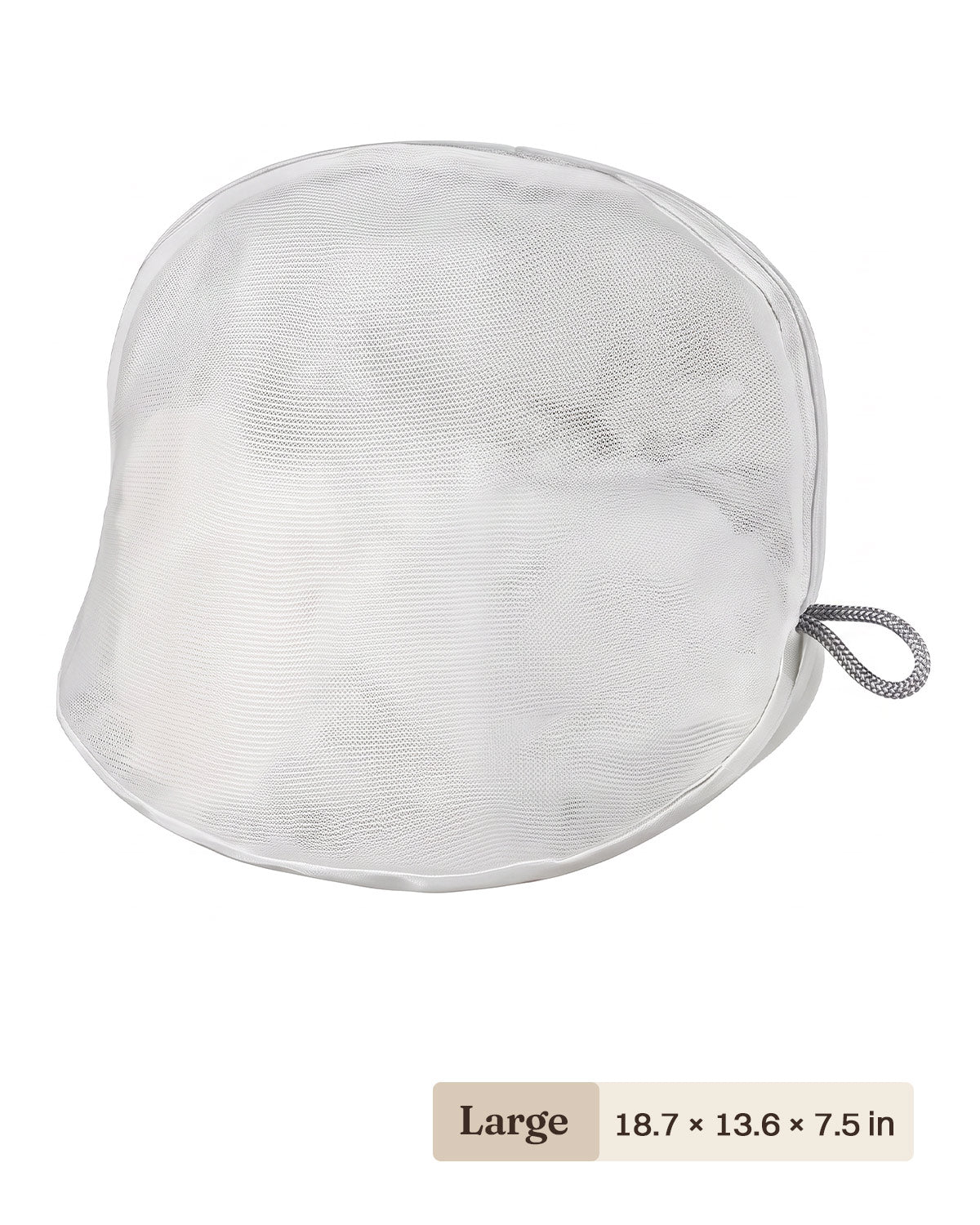 FEELITS AC04 Shell-Shaped Laundry Bag for Delicates – Structured Mesh Wash Bag for Silk Underwear & Clothing, Available in 3 Sizes
