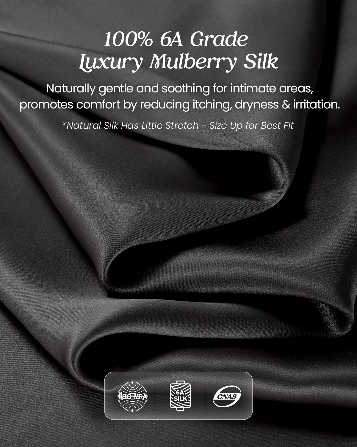 100% Mulberry Silk Thongs for Women, Sexy Shiny Silk Satin G - String Panties with Adjustable Ties, Cheeky T - back - FEELITS
