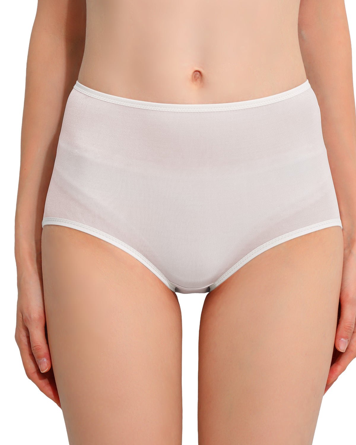 100% Mulberry Silk Underwear, High - Waisted Briefs Silk Panties for Women, Ultra Soft, Breathable & Quick - Dry - FEELITS