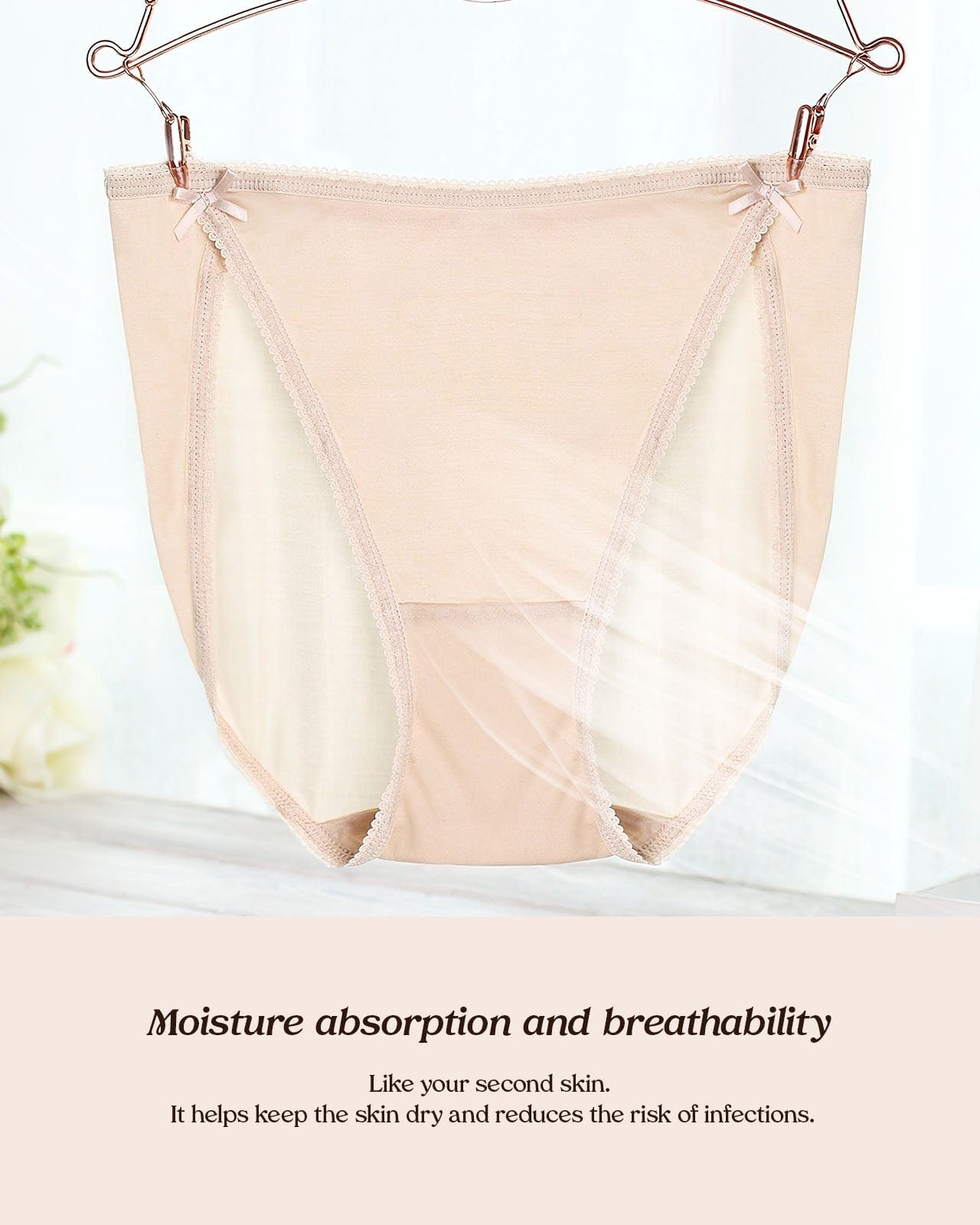 FEELITS Silk Knitted Bikini silk panties For Women