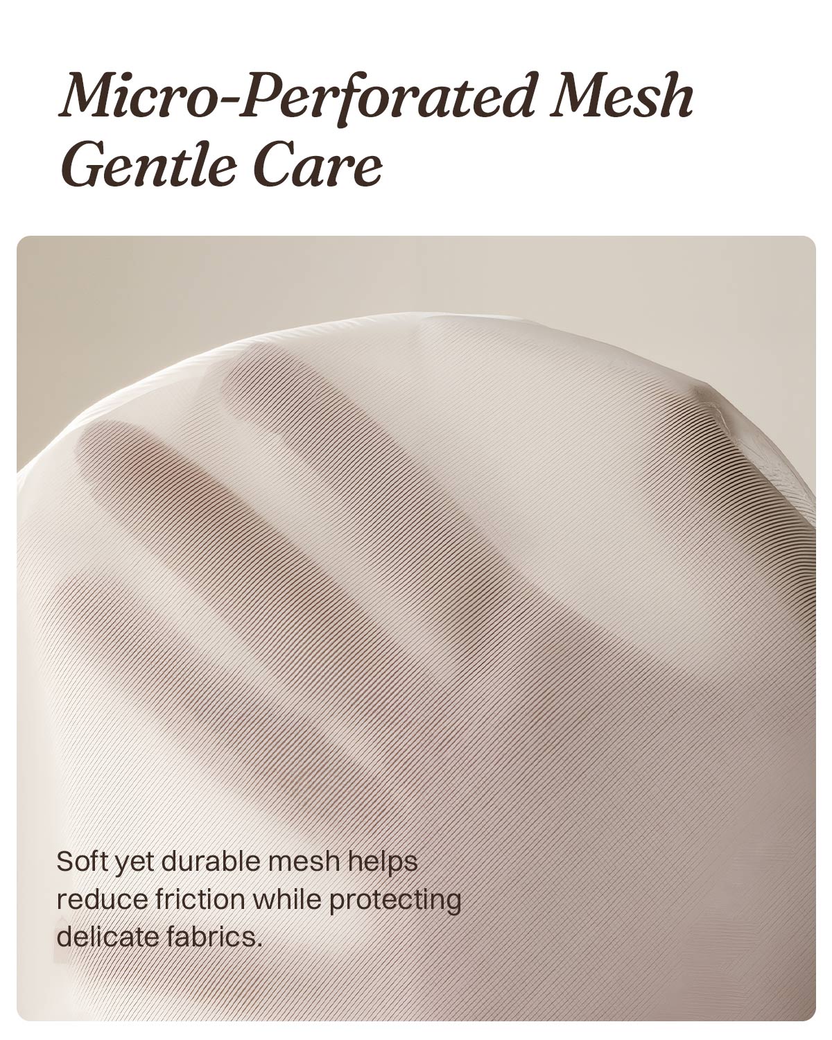 FEELITS AC04 Shell-Shaped Laundry Bag for Delicates – Structured Mesh Wash Bag for Silk Underwear & Clothing, Available in 3 Sizes