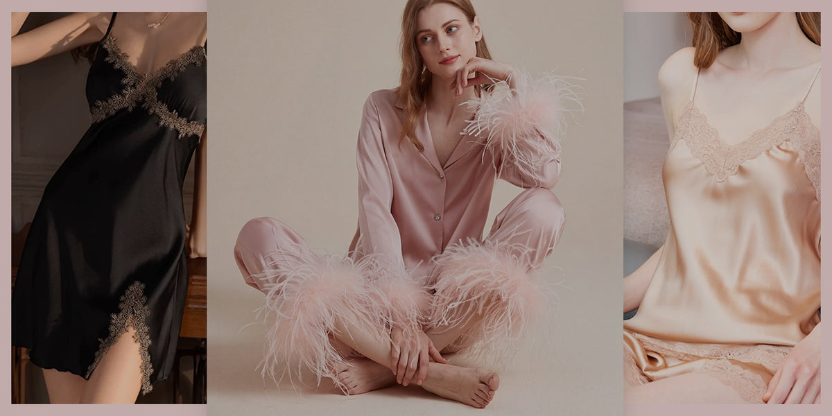 Silk Sleepwear Bridal featuring FEELITS mulberry silk styles | FEELITS