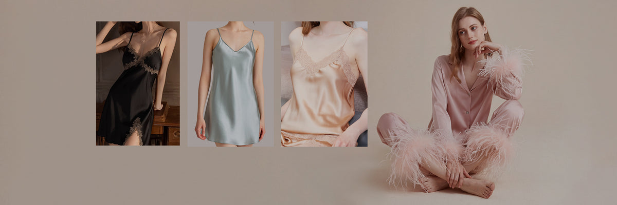 Silk Sleepwear Bridal featuring FEELITS mulberry silk styles | FEELITS