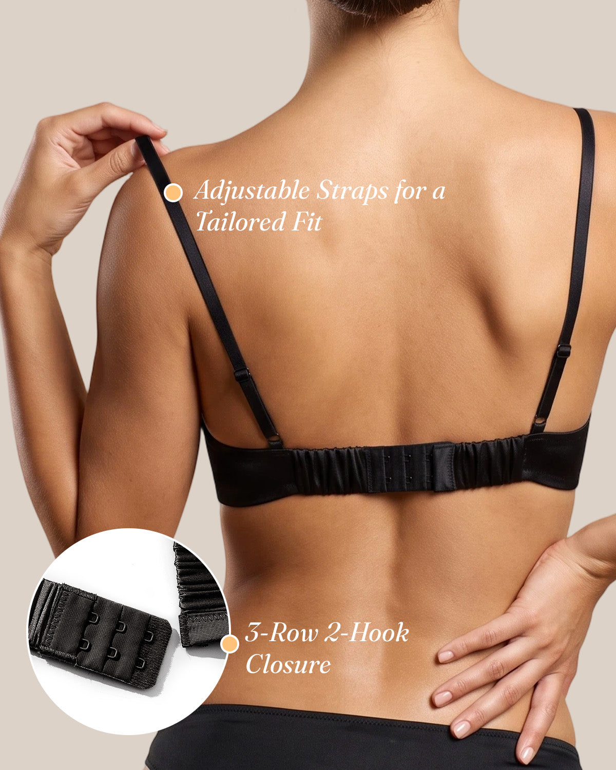 FEELITS BRA15 22 Momme Mulberry Silk Square-Neck Crop Top – Wire-Free Padded Camisole