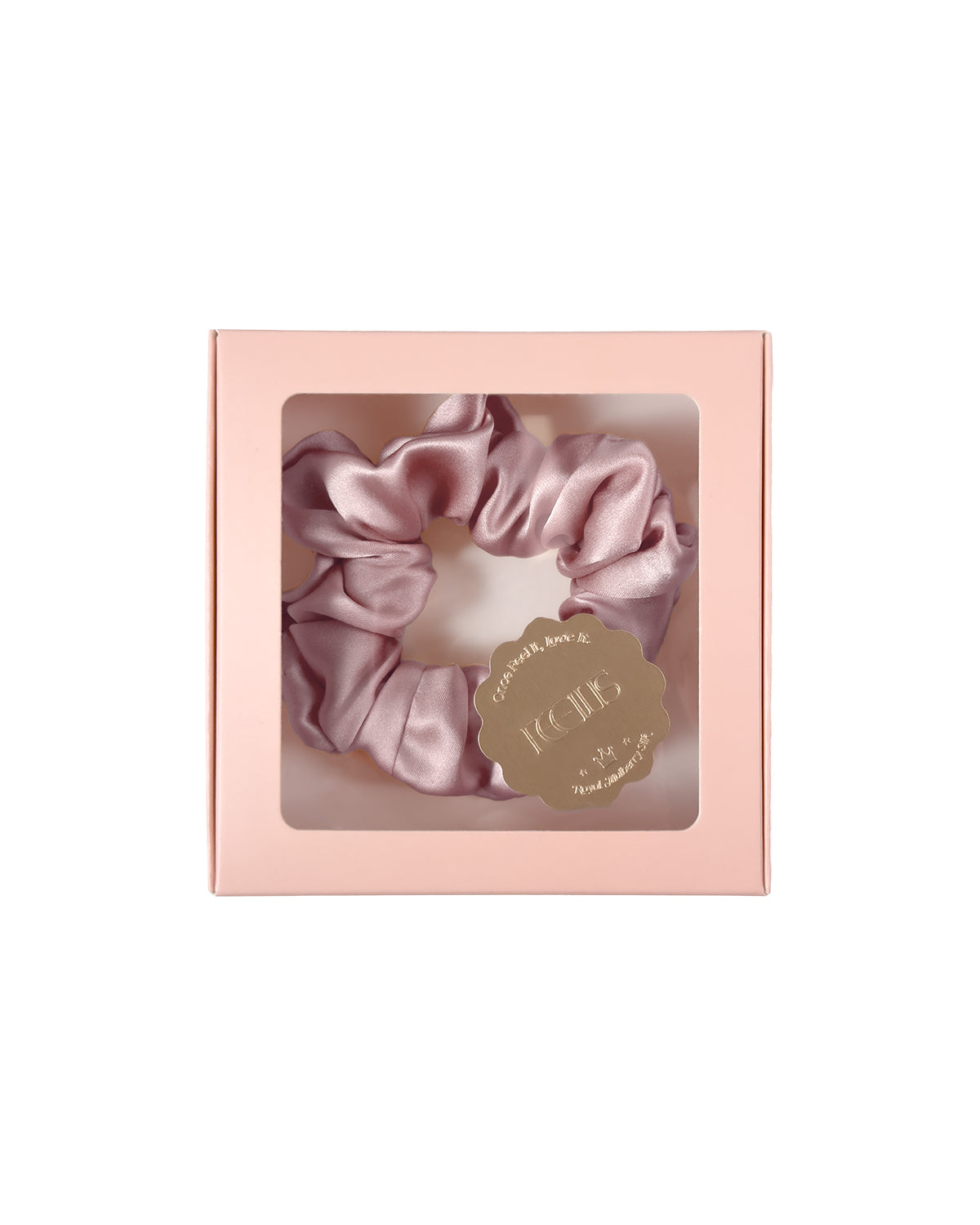 FEELITS 100% Royal Mulberry Silk. Natural Care Hair Scrunchies- Padma Pink - FEELITS