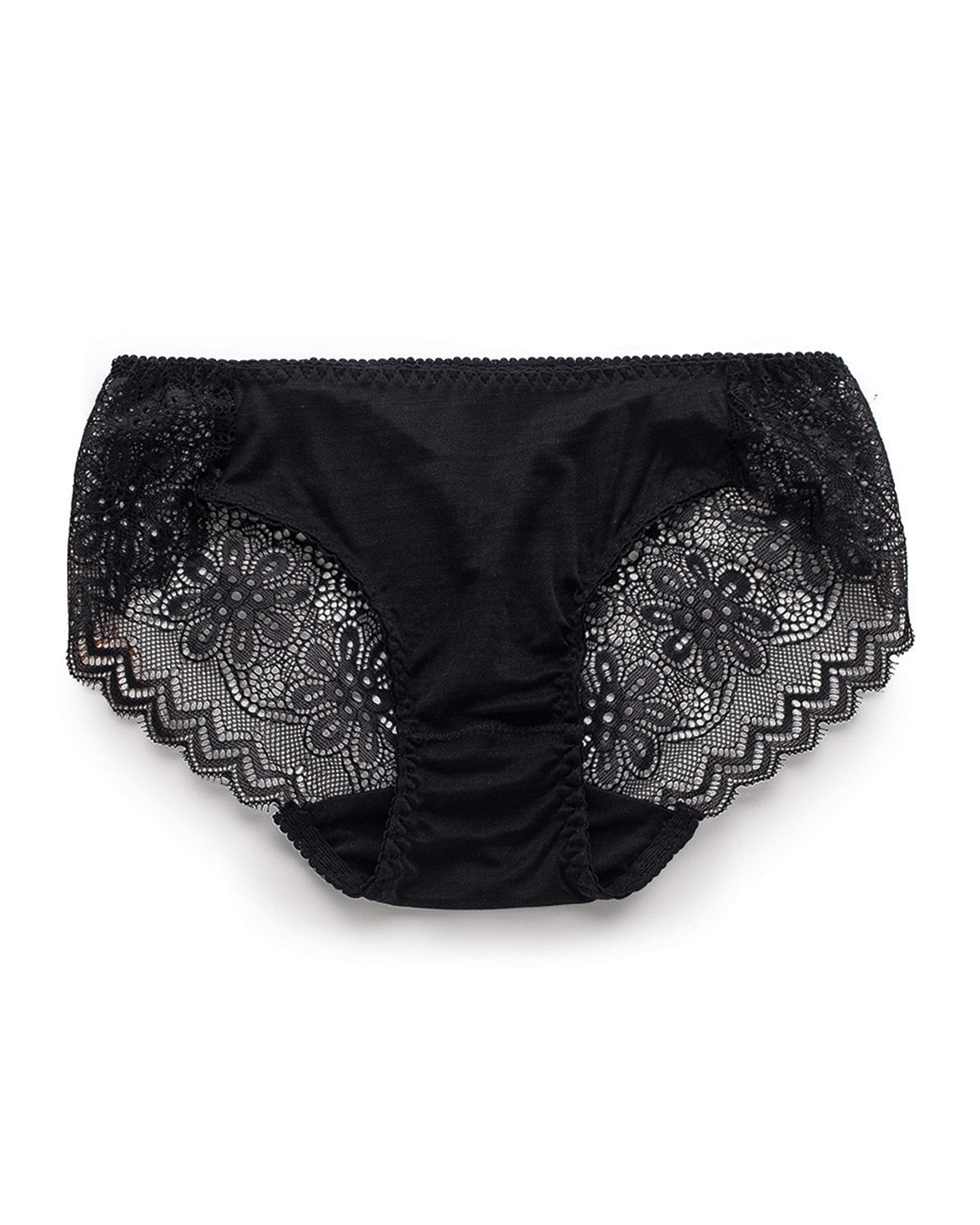 Feelits 6A Grade Mulberry Silk Panties:Lace Hipster