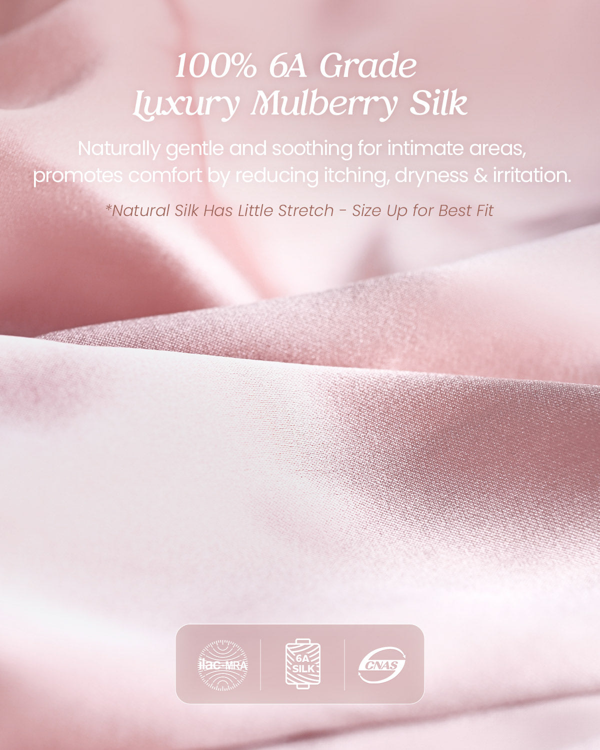 100% Mulberry Silk Underwear, Sexy Shiny Silk Satin String Bikini Panties for Women, Luxury Thong for Comfort