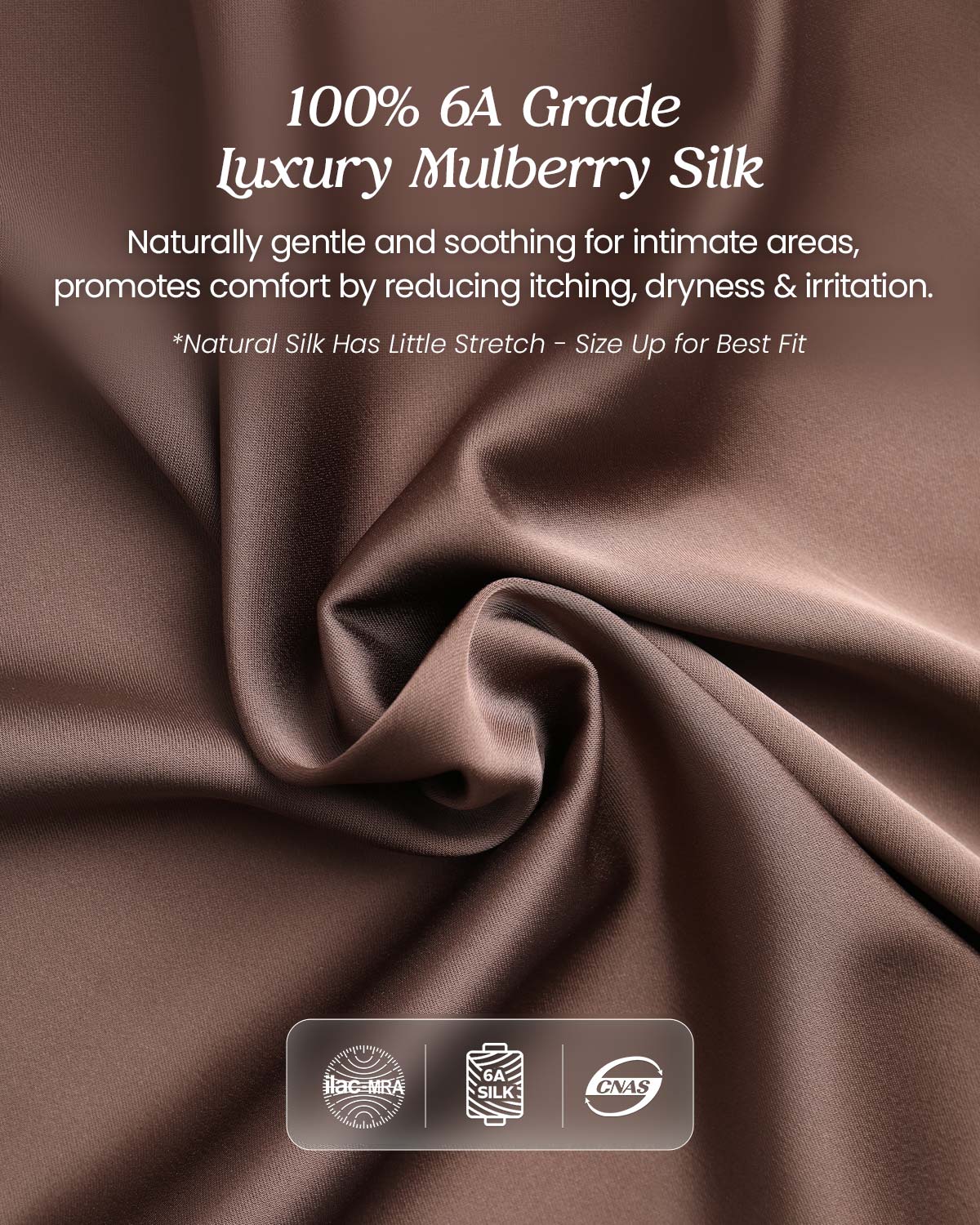 100% Mulberry Silk Underwear, Sexy Shiny Silk Satin String Bikini Panties for Women, Luxury Thong for Comfort