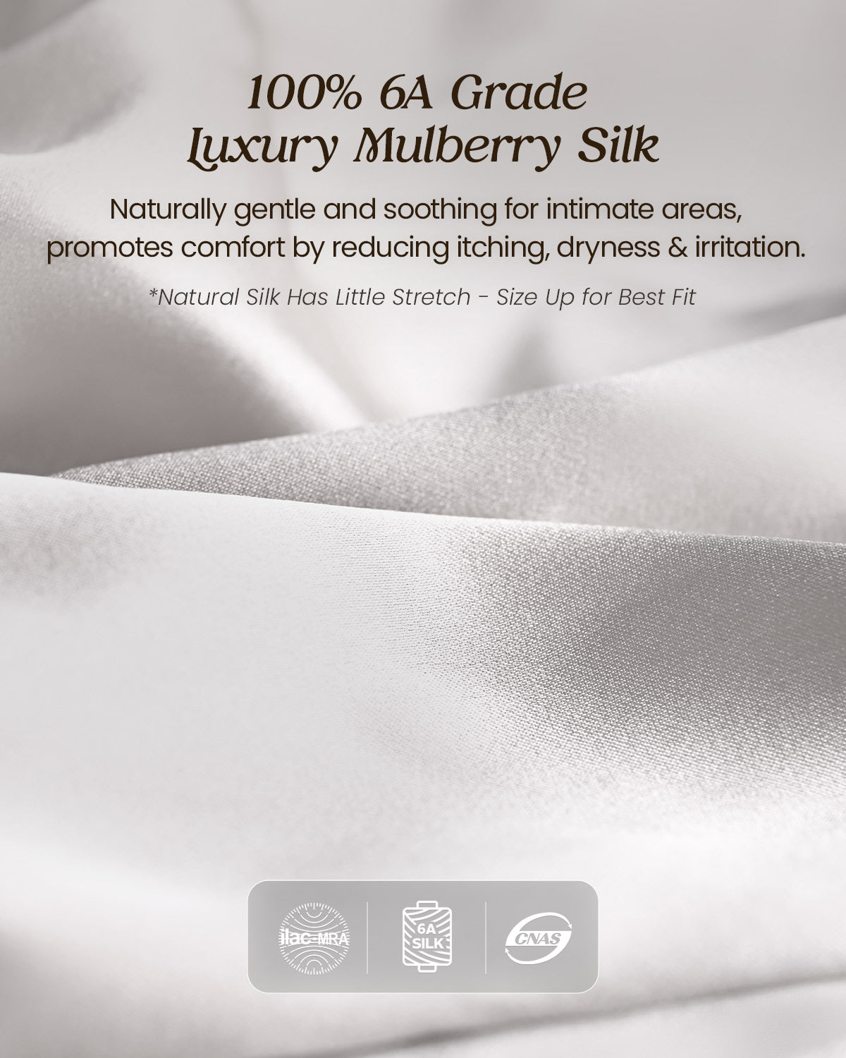 100% Mulberry Silk Thongs for Women, Sexy Shiny Silk Satin G-String Panties with Adjustable Ties, Cheeky T-back