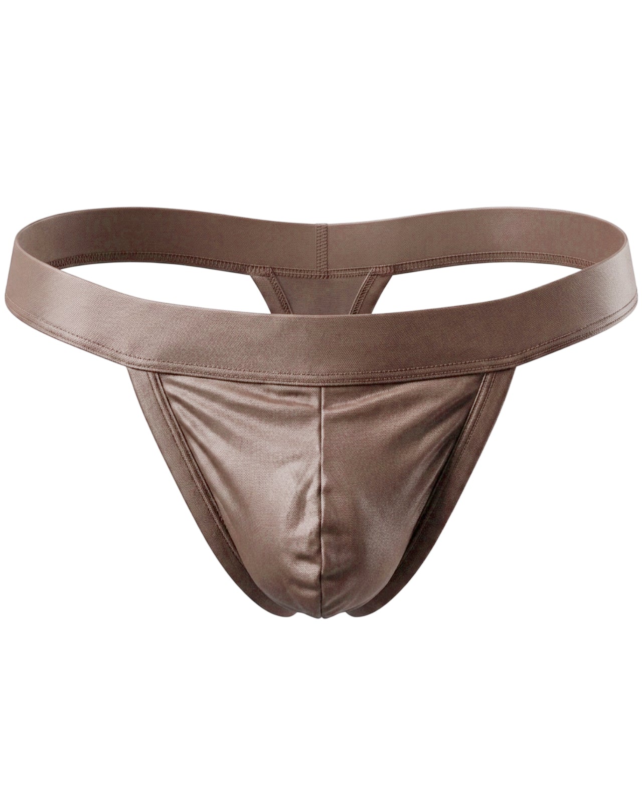 FEELITS THM03 Men's Mulberry Silk T-Back Thong – Double-Layer Pouch, Soft & Breathable