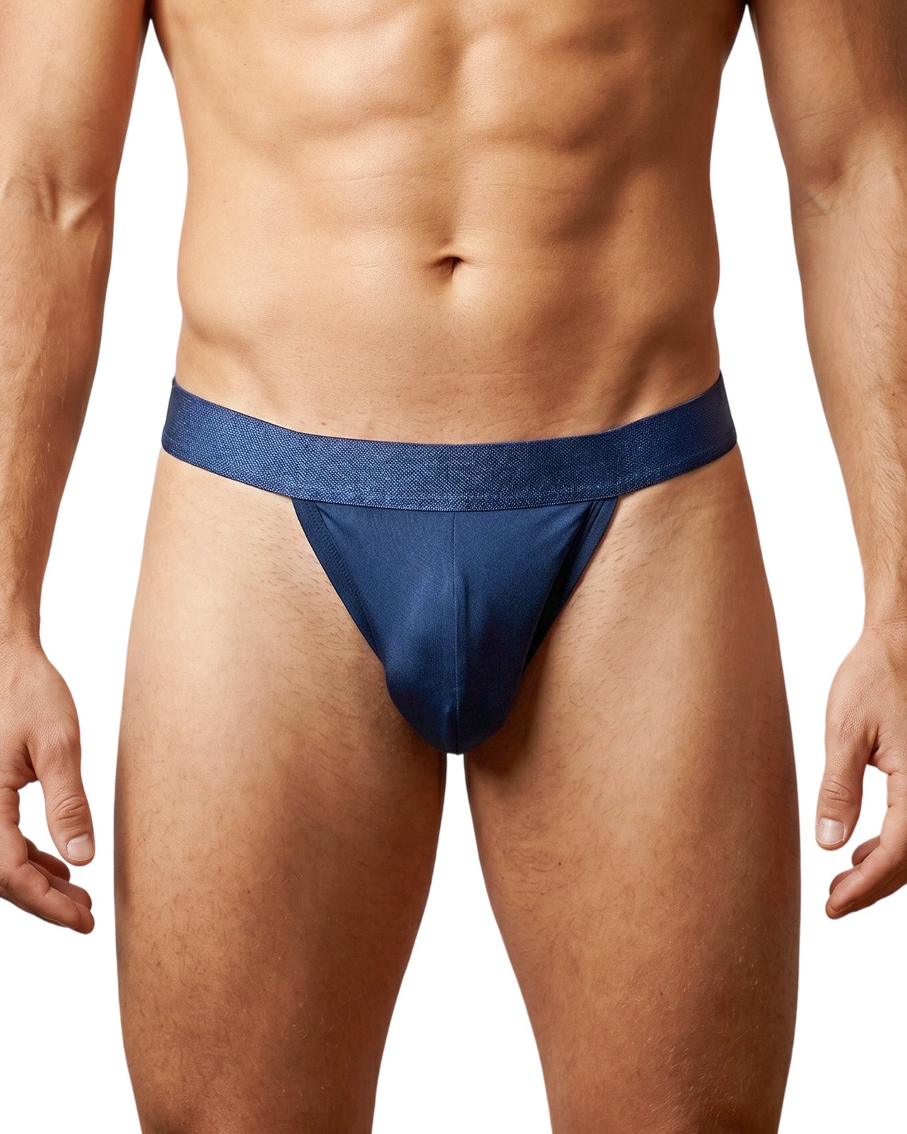 FEELITS THM03 Men's Mulberry Silk T-Back Thong – Double-Layer Pouch, Soft & Breathable