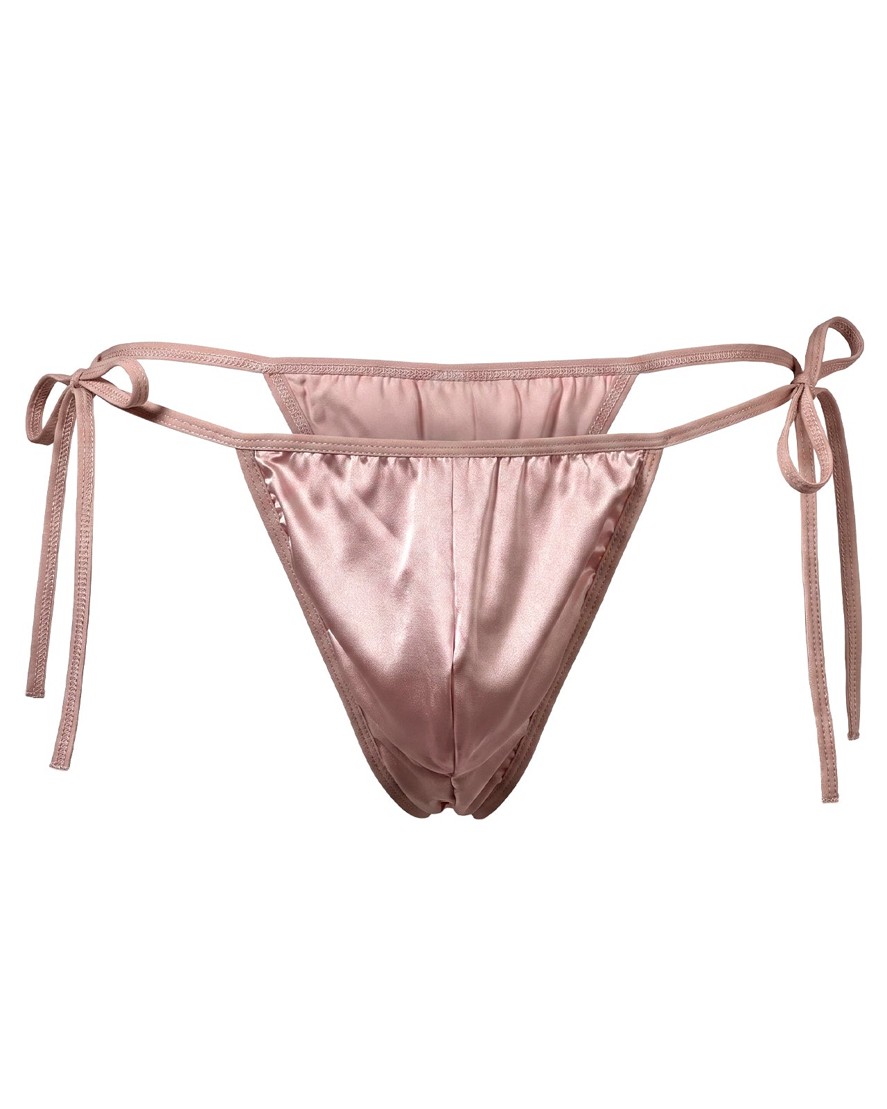THM04 men's mulberry silk thong underwear product view | FEELITS