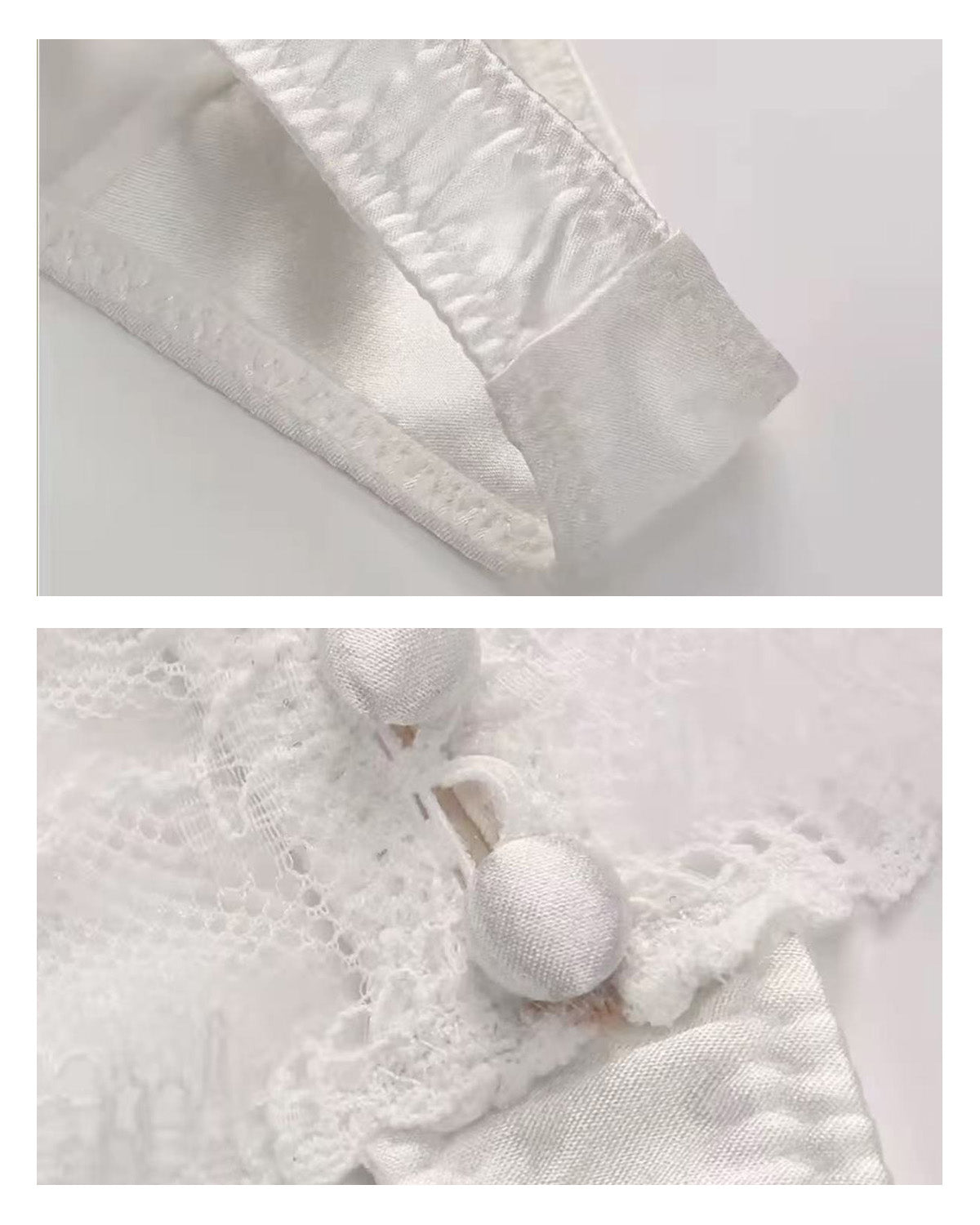 FEELITS 100% 6A Mulberry Silk Sexy Lace Thong – Low - Rise Seamless T - Back Panties for Women - FEELITS