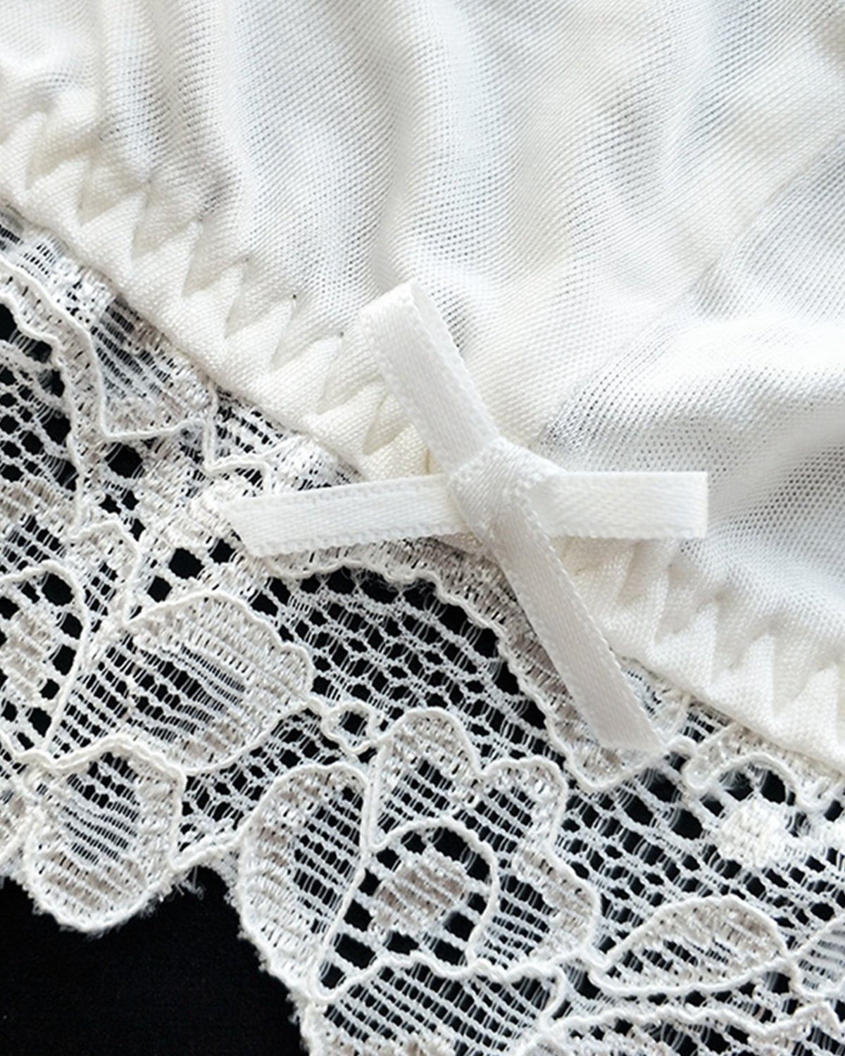 FEELITS 100% Mulberry Silk Briefs for Women – Low - Rise Lace Trim Panties, 6A Grade Silk, Soft & Breathable - FEELITS