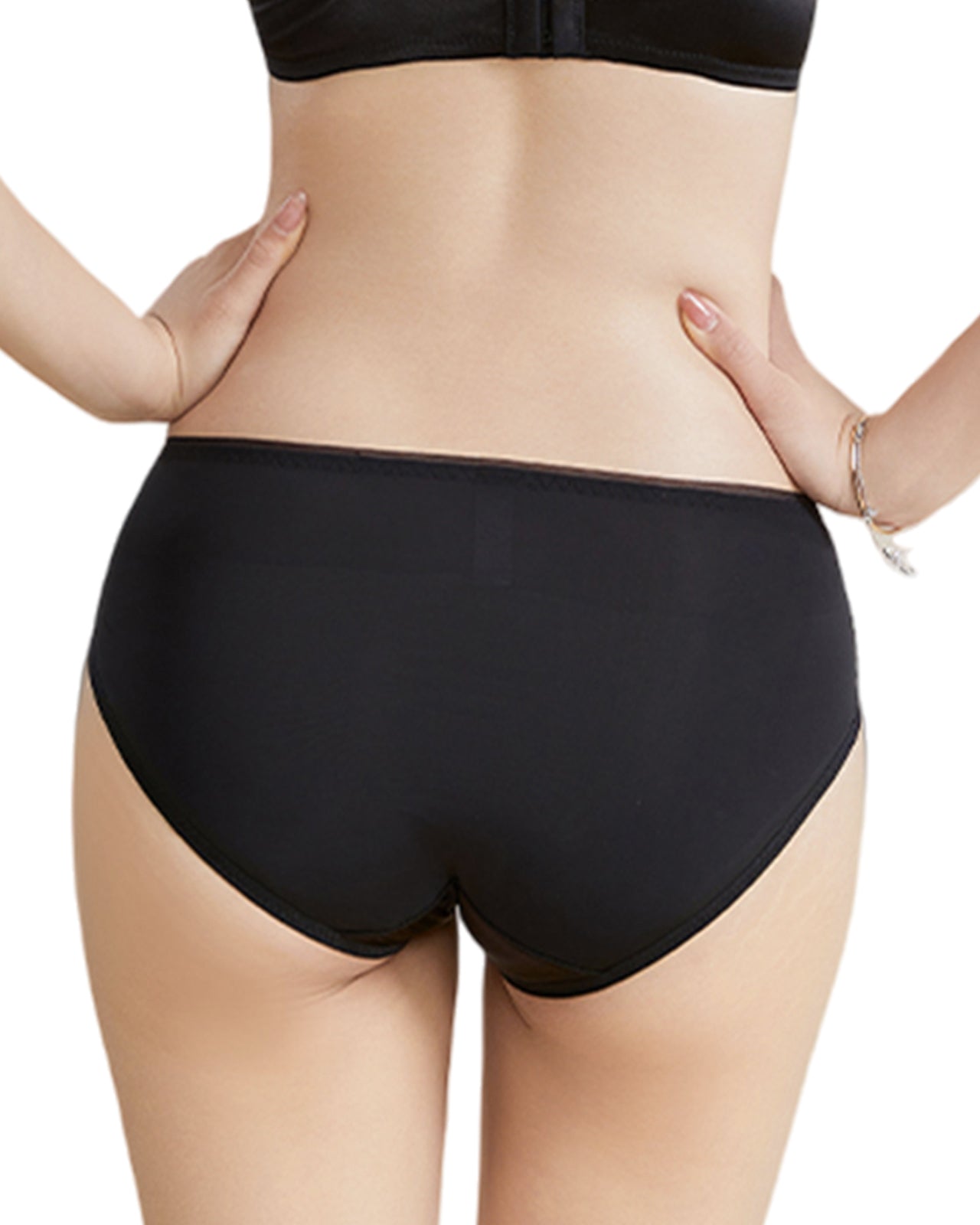 FEELITS 100% Mulberry Silk Panties, Satin Finish Silk Classic Bikini Underwear for Women, Ultra Breathable Hipster - FEELITS