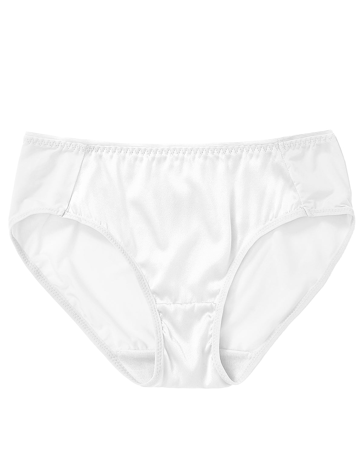 FEELITS 100% Mulberry Silk Panties, Satin Finish Silk Classic Bikini Underwear for Women, Ultra Breathable Hipster - FEELITS