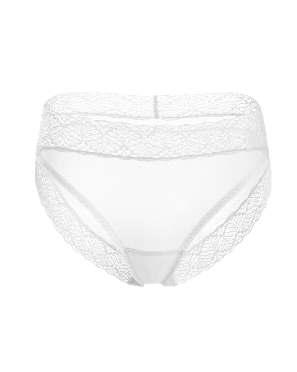 FEELITS 100% Mulberry Silk Underwear, High Rise Bikini Silk Panties, Sexy Lace Briefs for Women - FEELITS