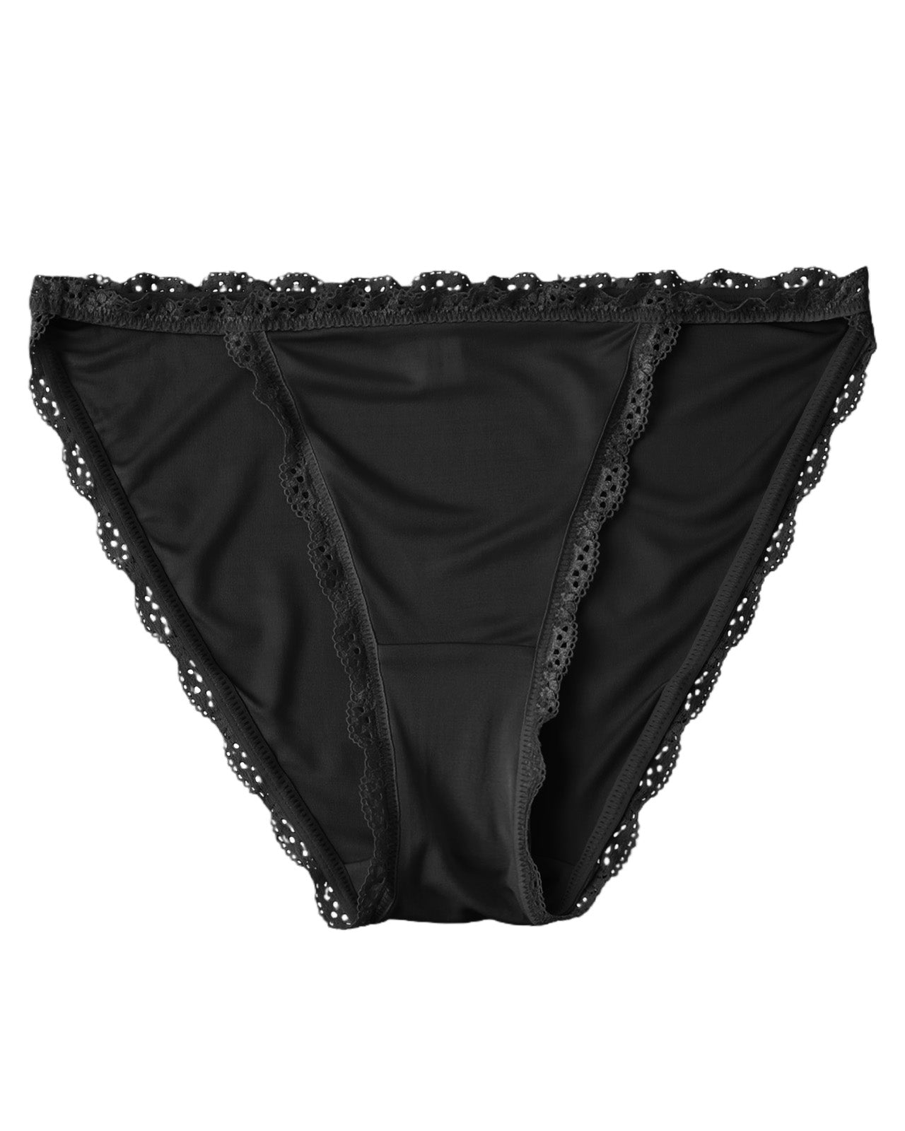 FEELITS 100% Mulberry Silk Underwear, Sexy High Cut String Bikini Panties for Women, Ultra Breathable - FEELITS