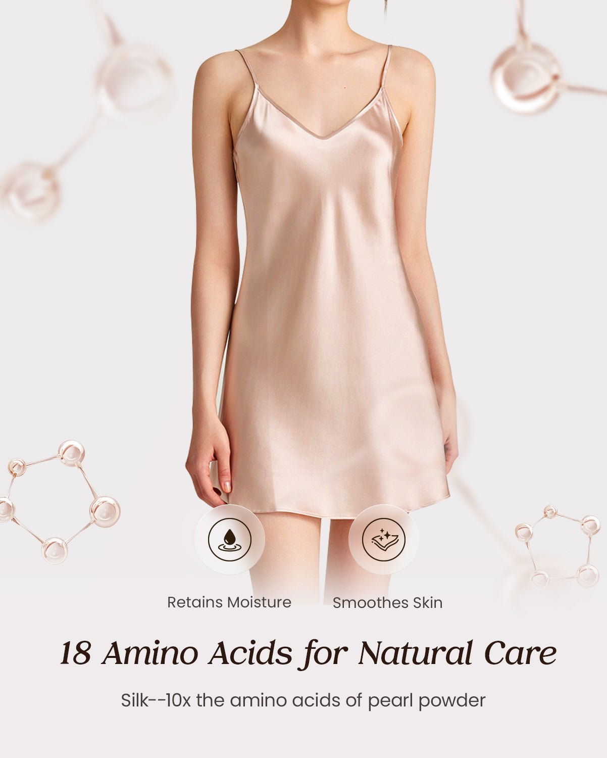 Feelits 6A Grade Mulberry Luxury Sexy Silk Nightgown - FEELITS