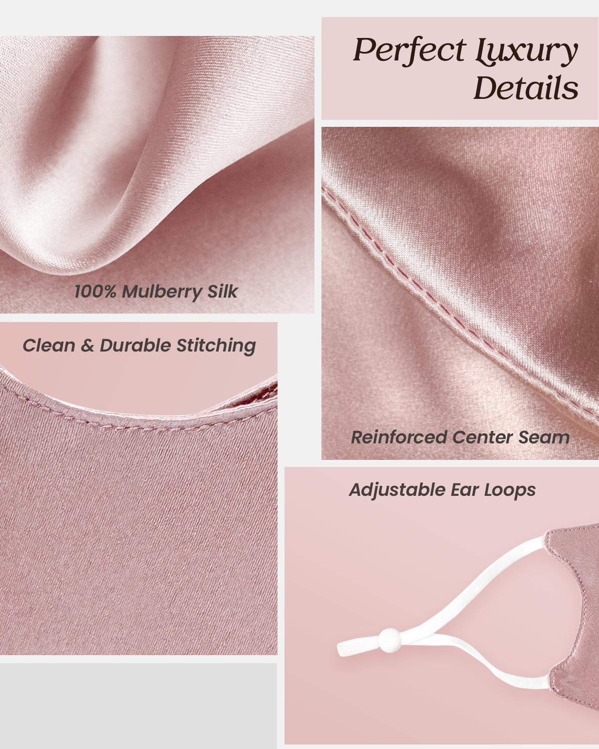 Feelits 6A Grade Mulberry Silk 3D Face Mask - FEELITS