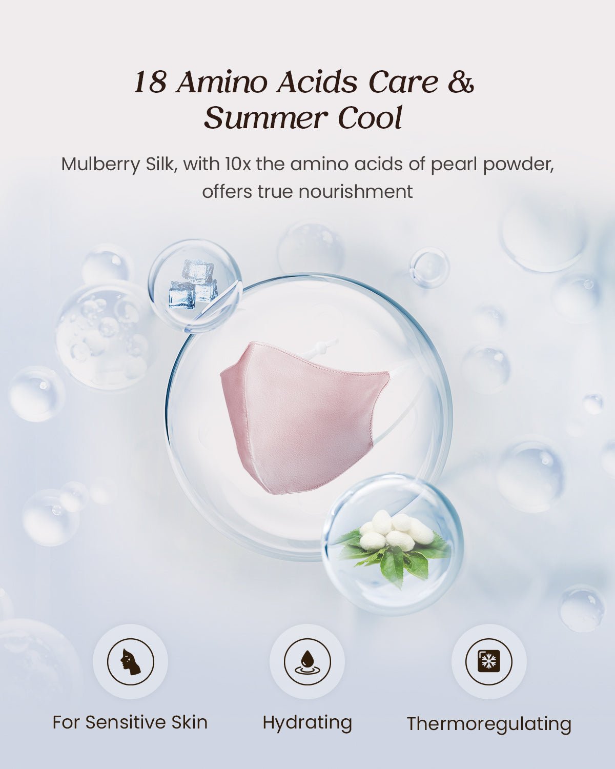 Feelits 6A Grade Mulberry Silk 3D Face Mask - FEELITS