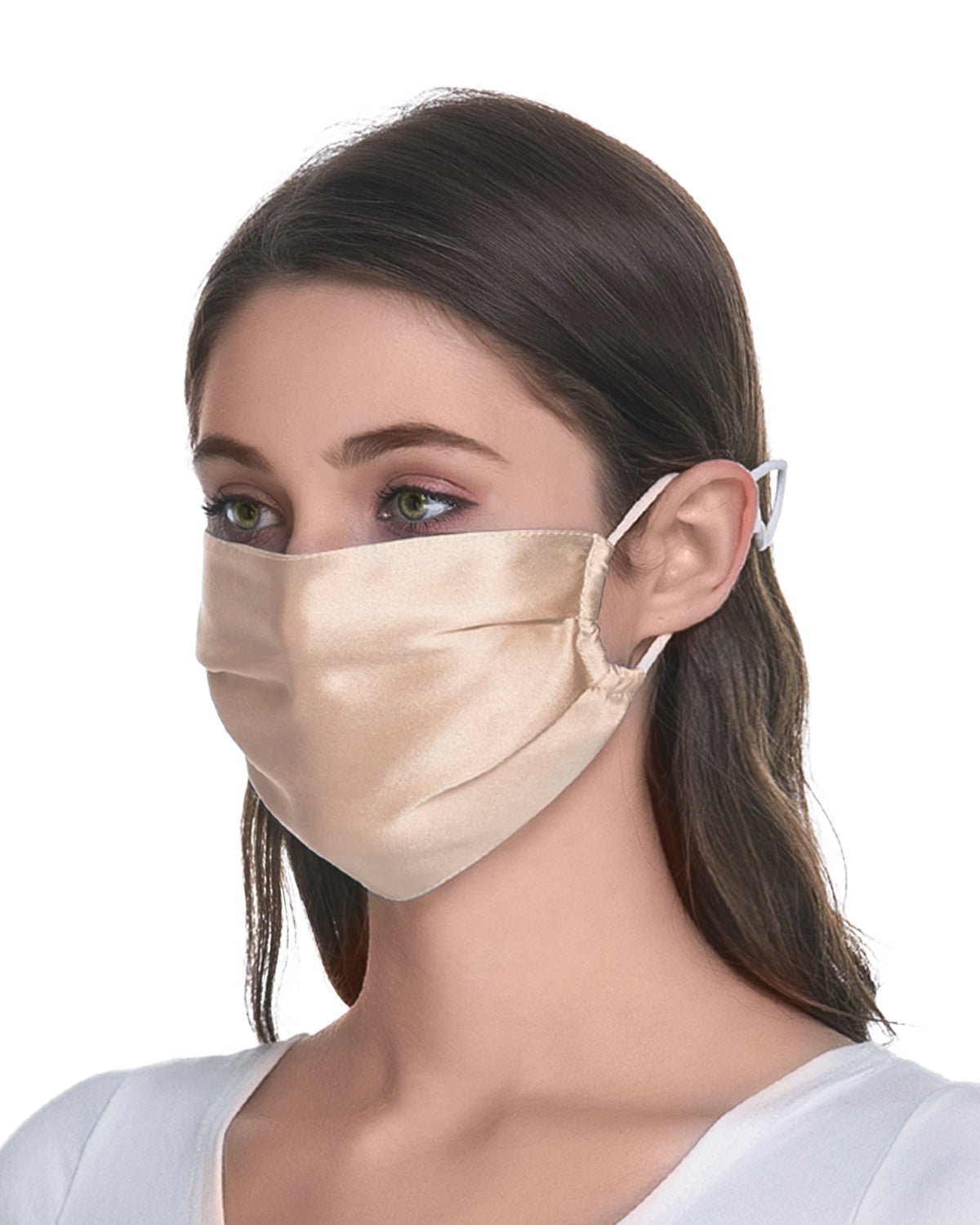 Feelits 6A Grade Mulberry Silk Face Mask, Expandable Pleated Fit Everyone - FEELITS