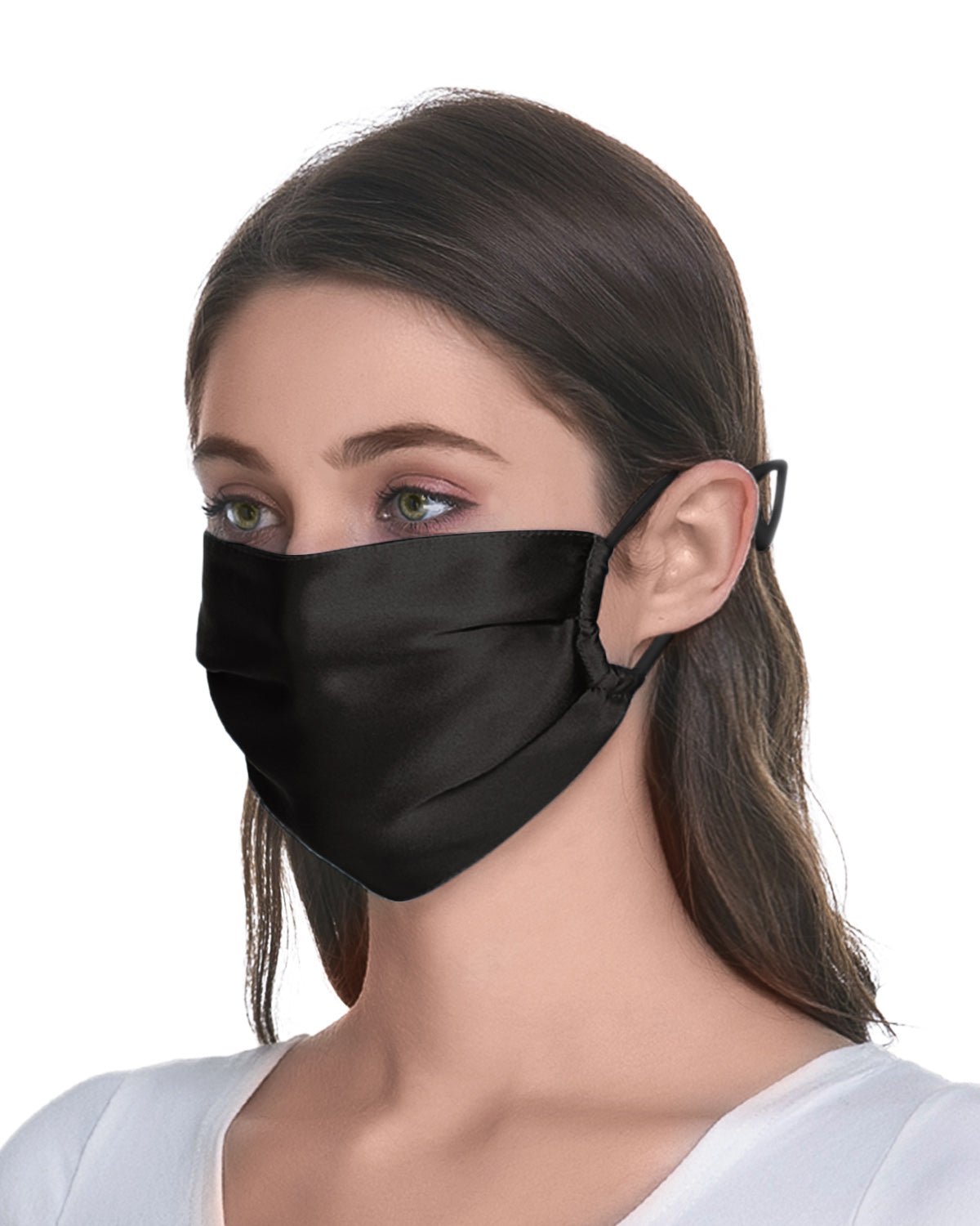 Feelits 6A Grade Mulberry Silk Face Mask, Expandable Pleated Fit Everyone - FEELITS