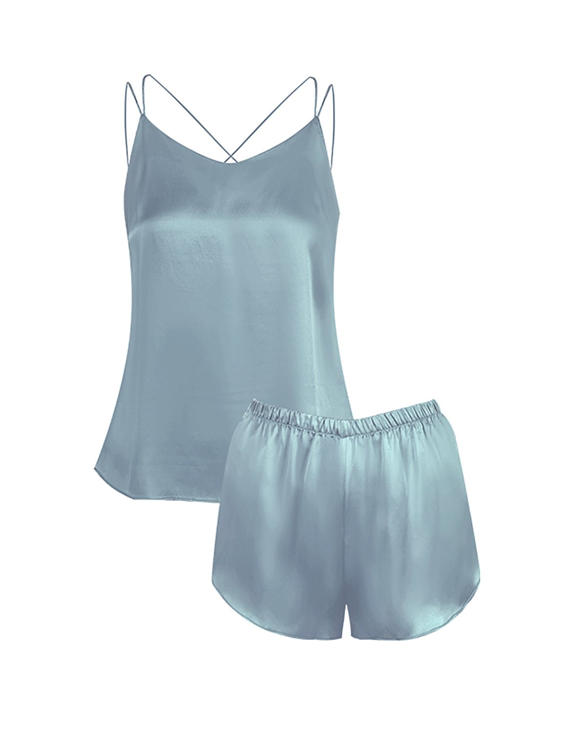 Feelits 6A Grade Mulberry Silk - Luxury V - Neck Cami & Shorts - FEELITS