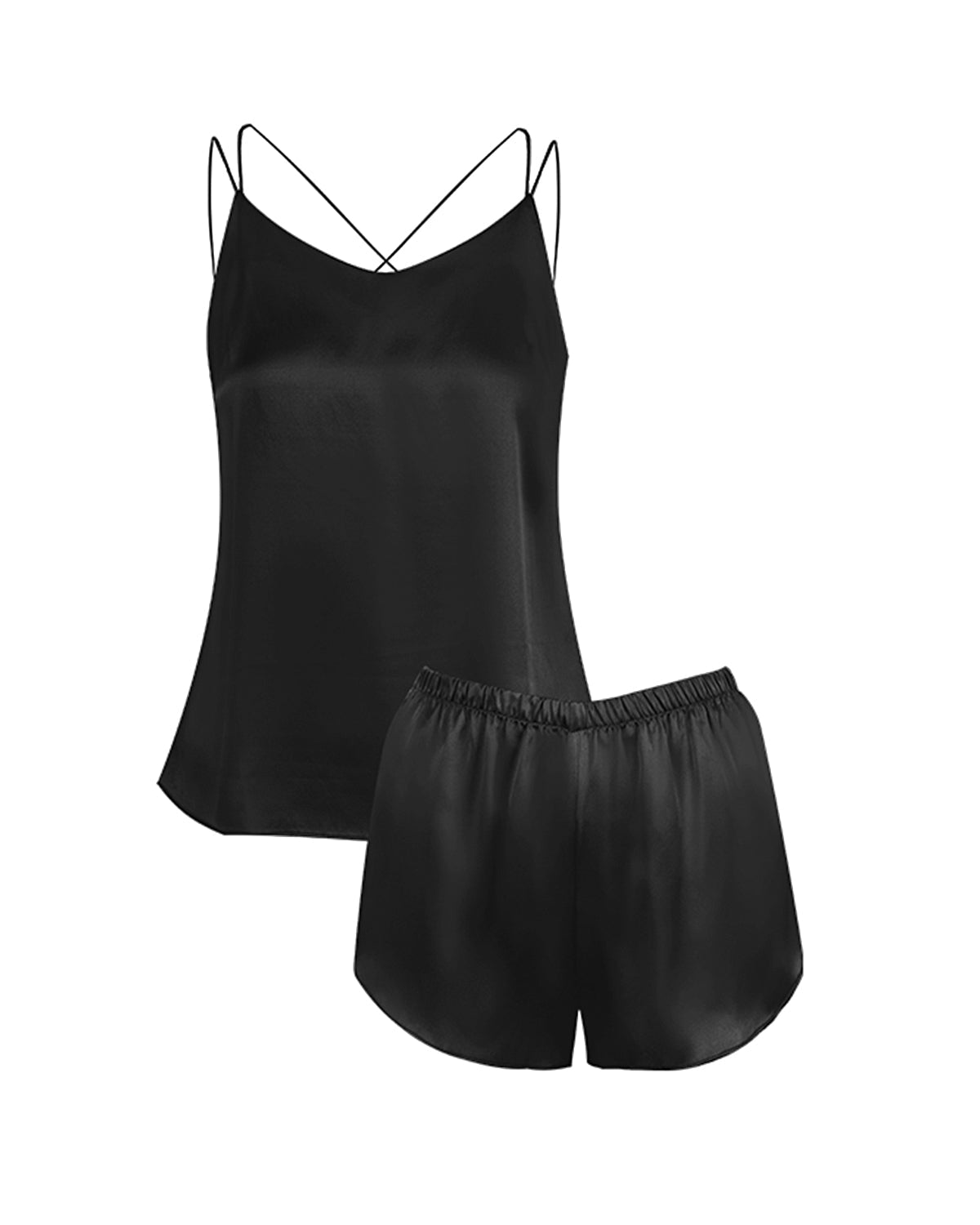 Feelits 6A Grade Mulberry Silk - Luxury V - Neck Cami & Shorts - FEELITS