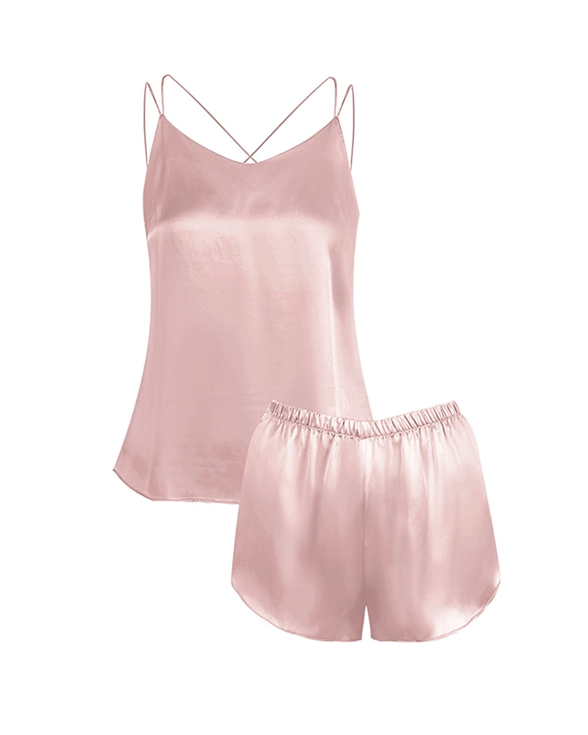 Feelits 6A Grade Mulberry Silk - Luxury V - Neck Cami & Shorts - FEELITS