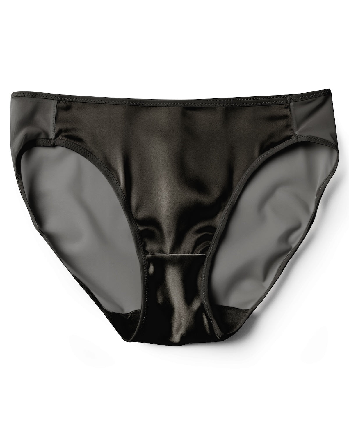 Feelits 6A grade mulberry silk hipster bikini panties for women in black – ultra-breathable, moisture-wicking, quick-dry underwear