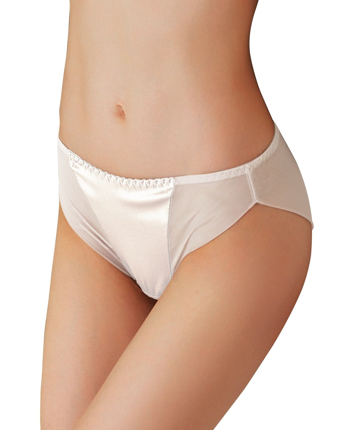 FEELITS KN09 Silk Satin Bikini Panties – 6A Mulberry Silk, Breathable & Quick-Dry - FEELITS
