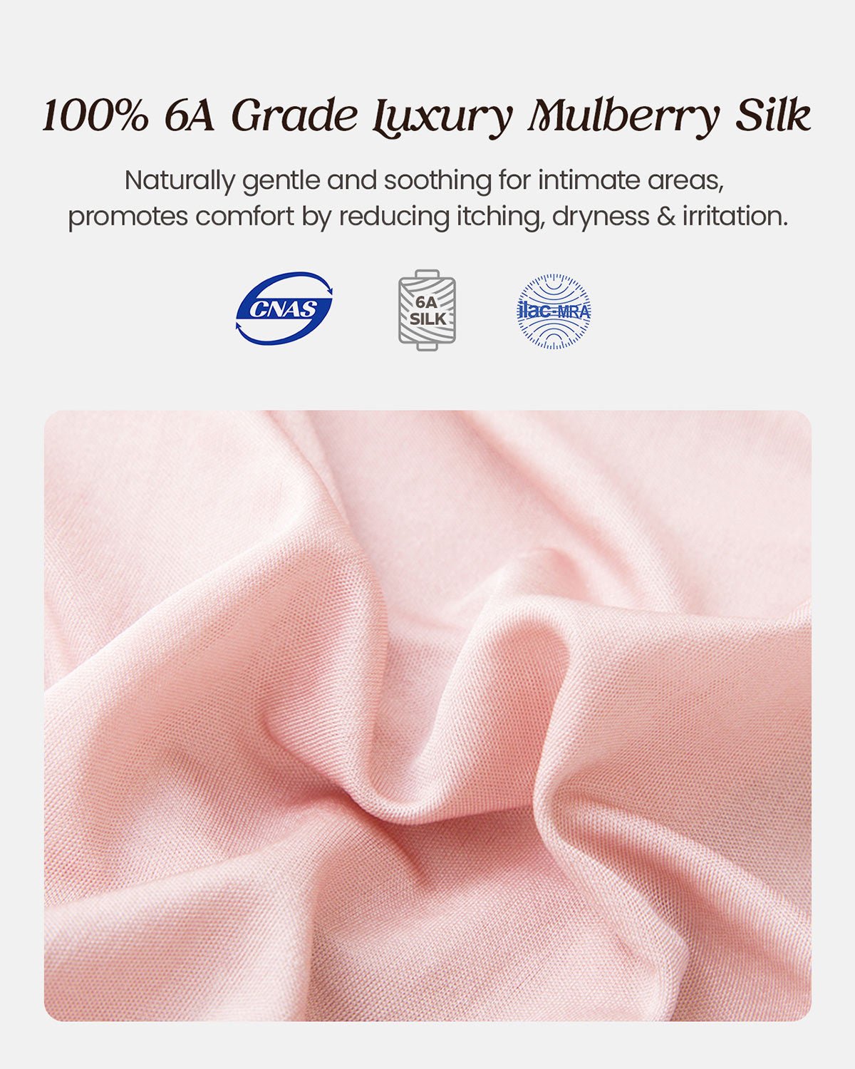 Feelits 6A Grade Mulberry Silk Panties:Classic Bikini - FEELITS