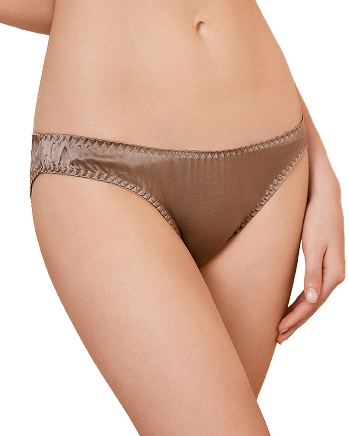 FEELITS KN12 Silk Low-Rise Bikini Panties – 100% 6A Mulberry Silk, Breathable & Ultra-Soft - FEELITS