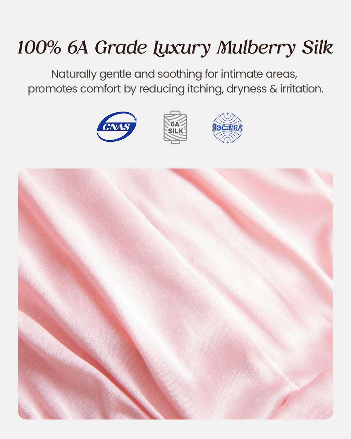 FEELITS KN12 Silk Low-Rise Bikini Panties – 100% 6A Mulberry Silk, Breathable & Ultra-Soft - FEELITS