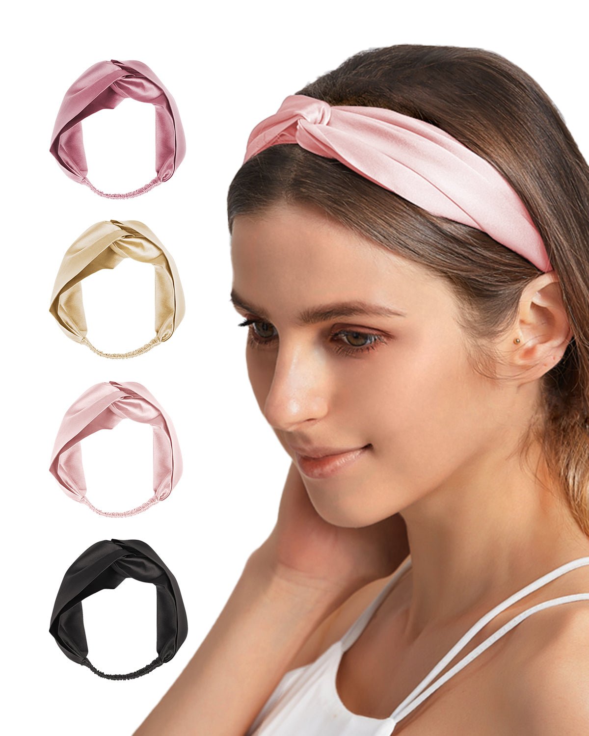 Feelits 6A Grade Mulberry Silk Twisted Spa Headband - FEELITS