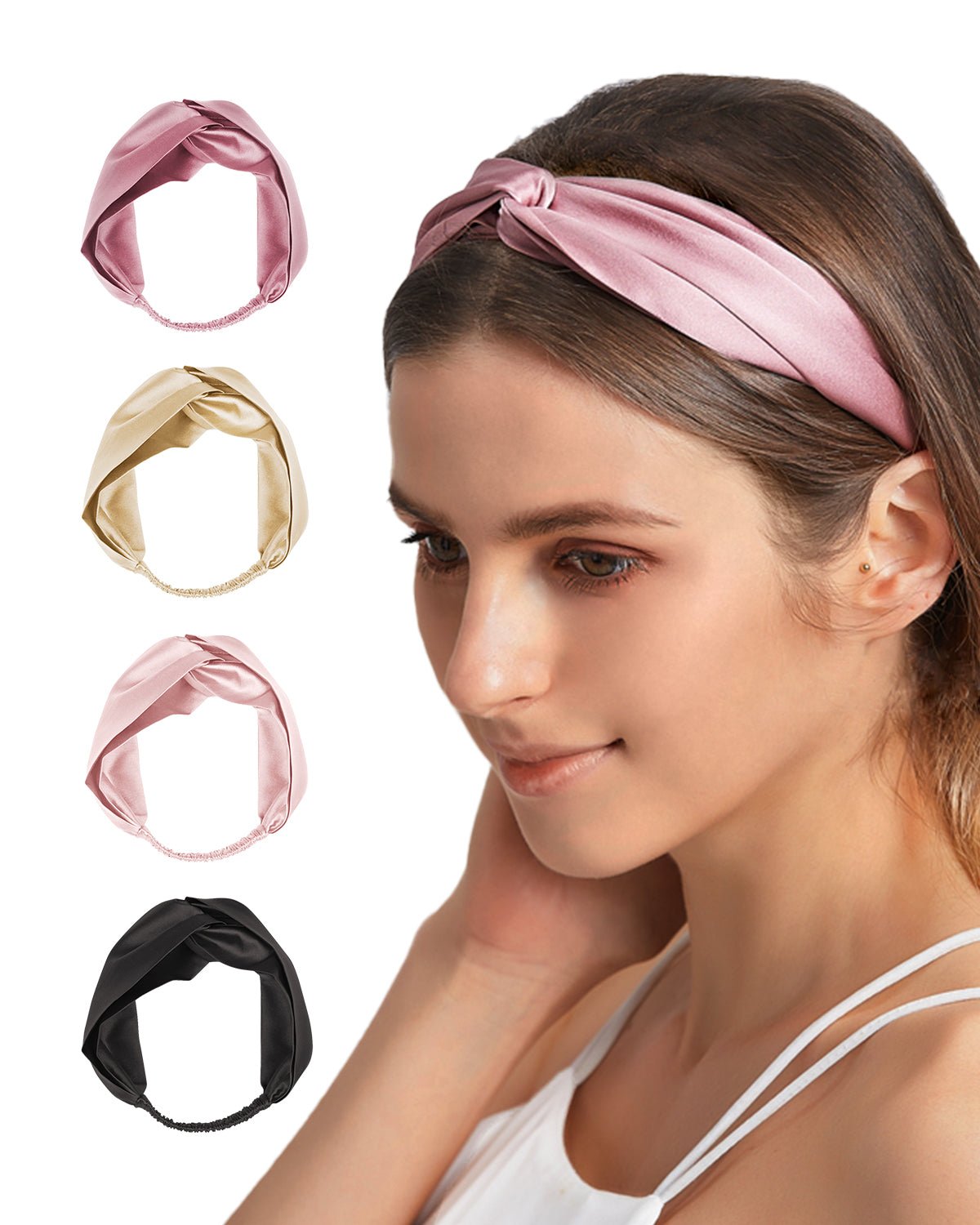 Feelits 6A Grade Mulberry Silk Twisted Spa Headband - FEELITS