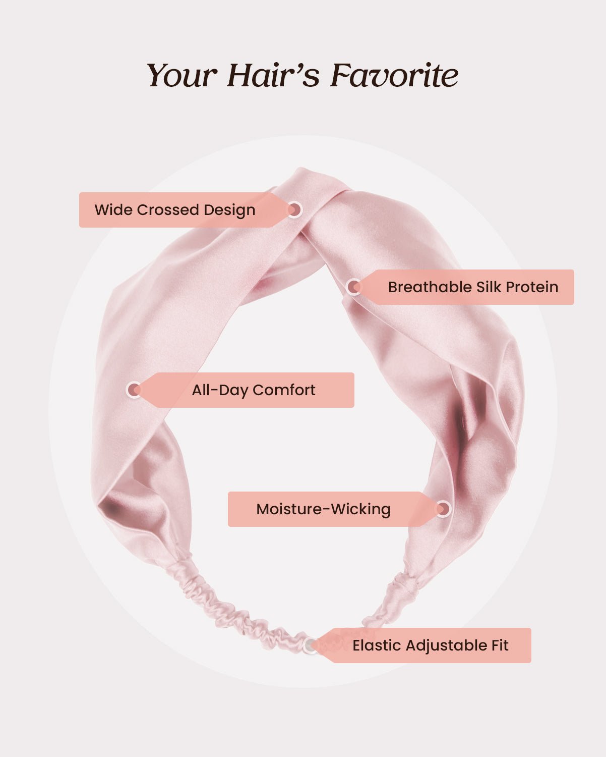 Feelits 6A Grade Mulberry Silk Twisted Spa Headband - FEELITS