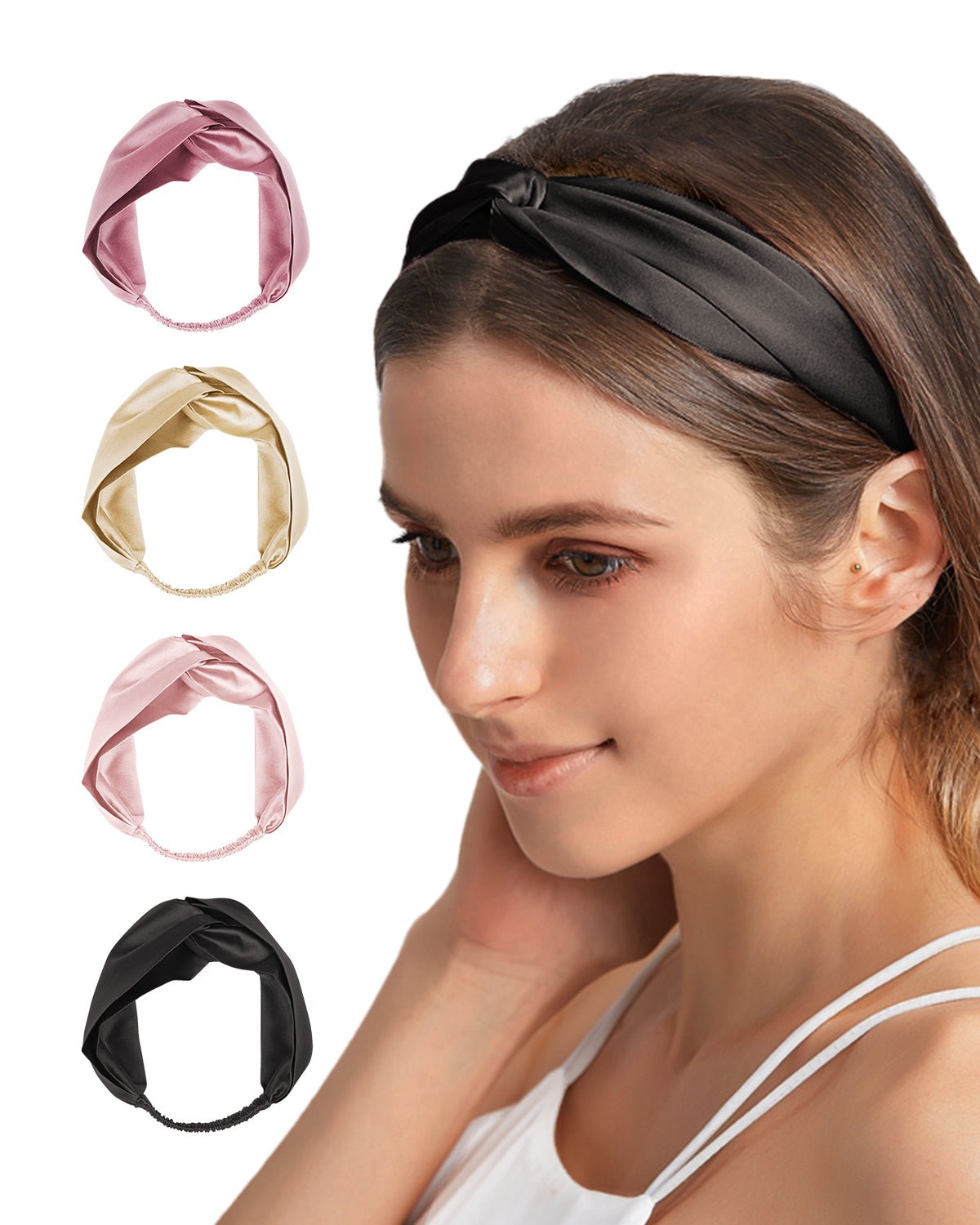 Feelits 6A Grade Mulberry Silk Twisted Spa Headband - FEELITS