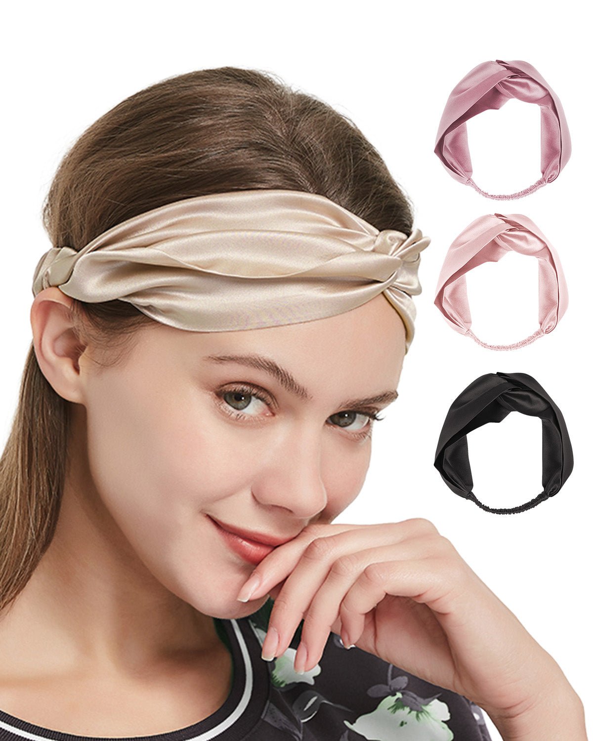 Feelits 6A Grade Mulberry Silk Twisted Spa Headband - FEELITS