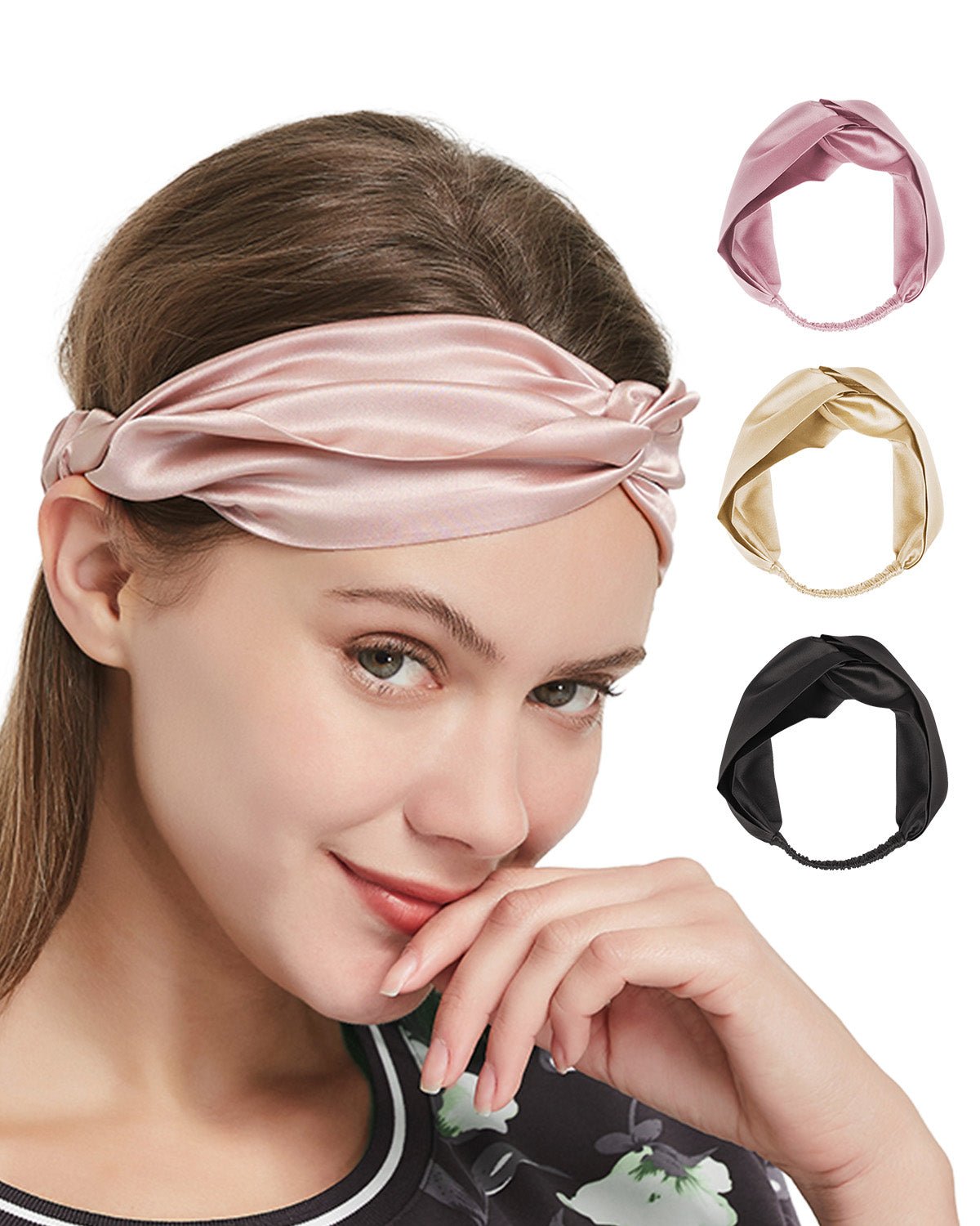 Feelits 6A Grade Mulberry Silk Twisted Spa Headband - FEELITS