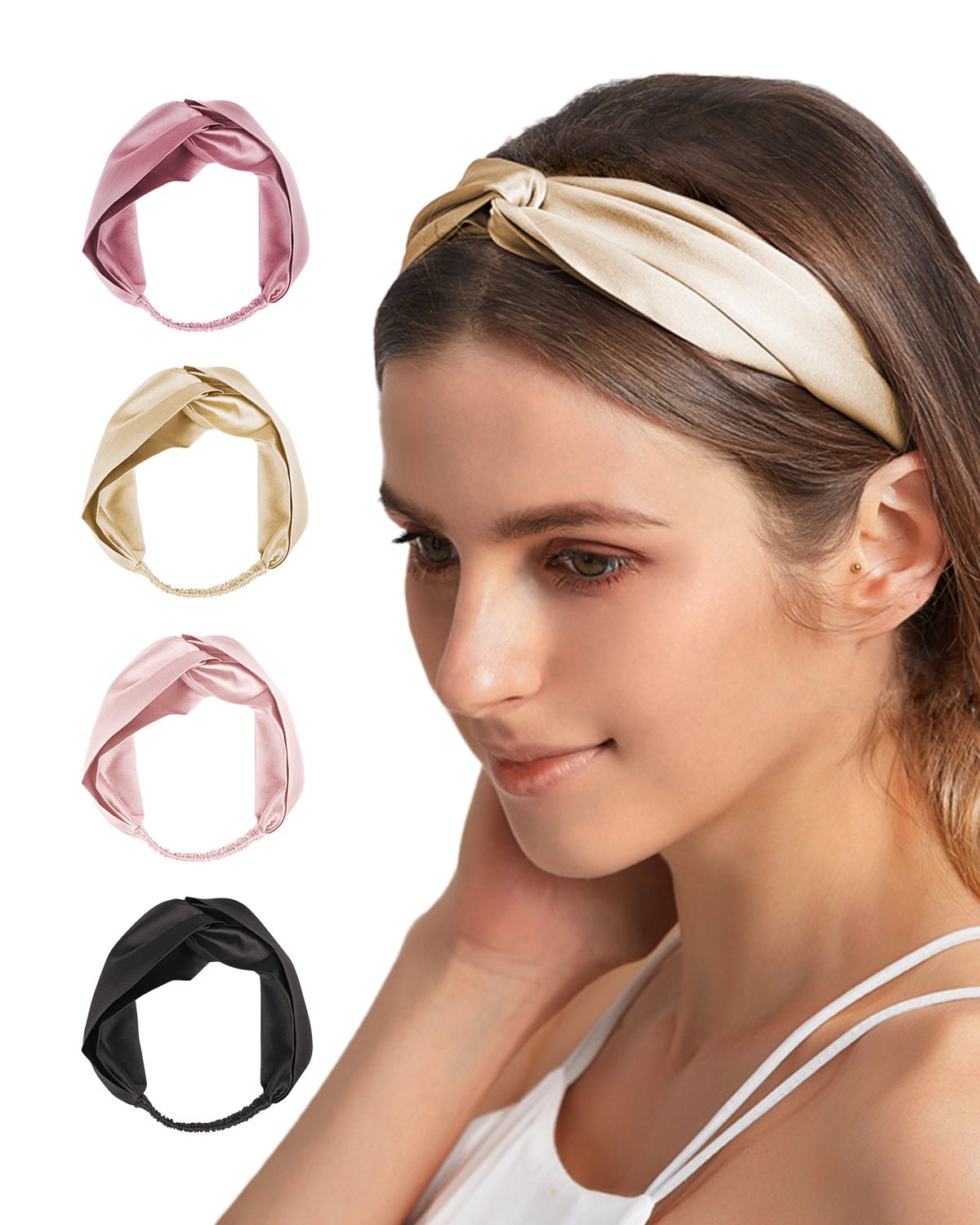 Feelits 6A Grade Mulberry Silk Twisted Spa Headband - FEELITS
