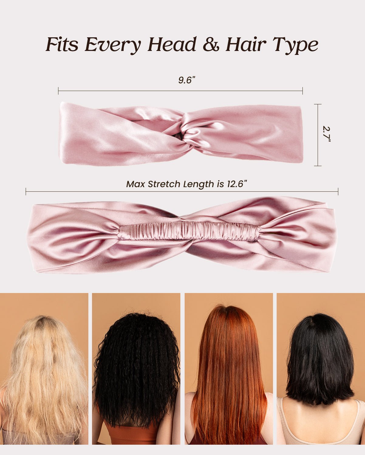 Feelits 6A Grade Mulberry Silk Twisted Spa Headband - FEELITS