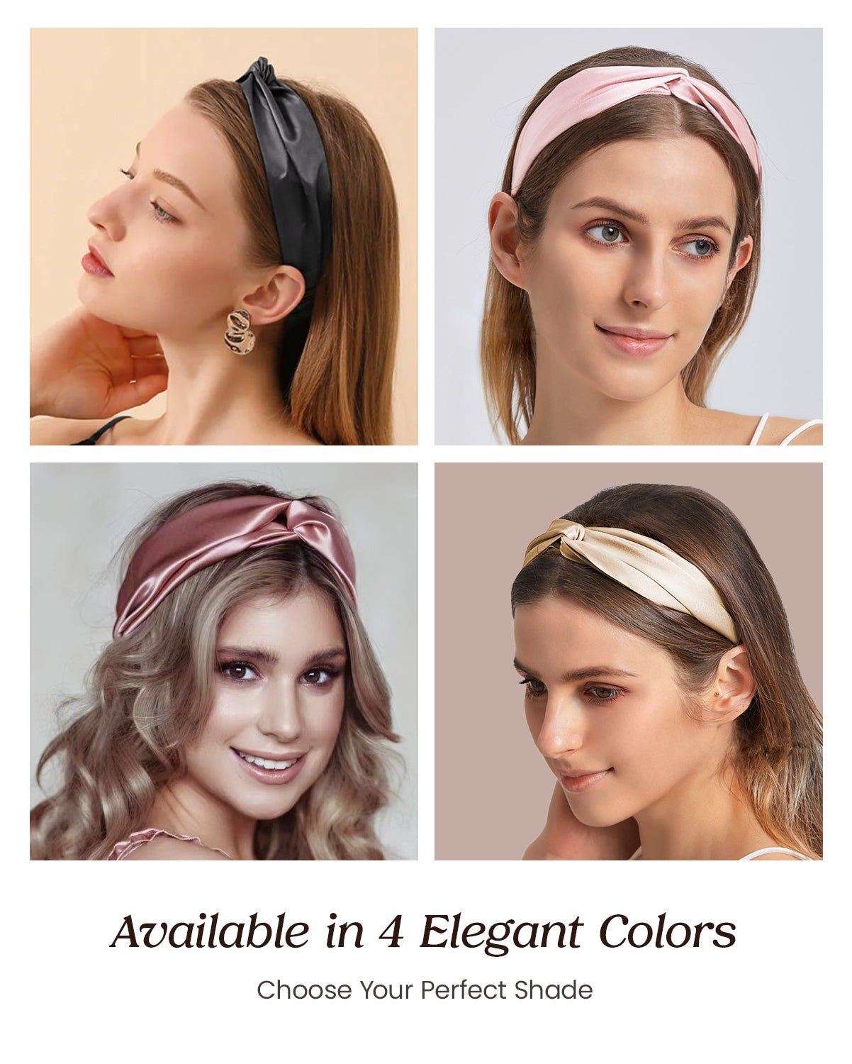 Feelits 6A Grade Mulberry Silk Twisted Spa Headband - FEELITS