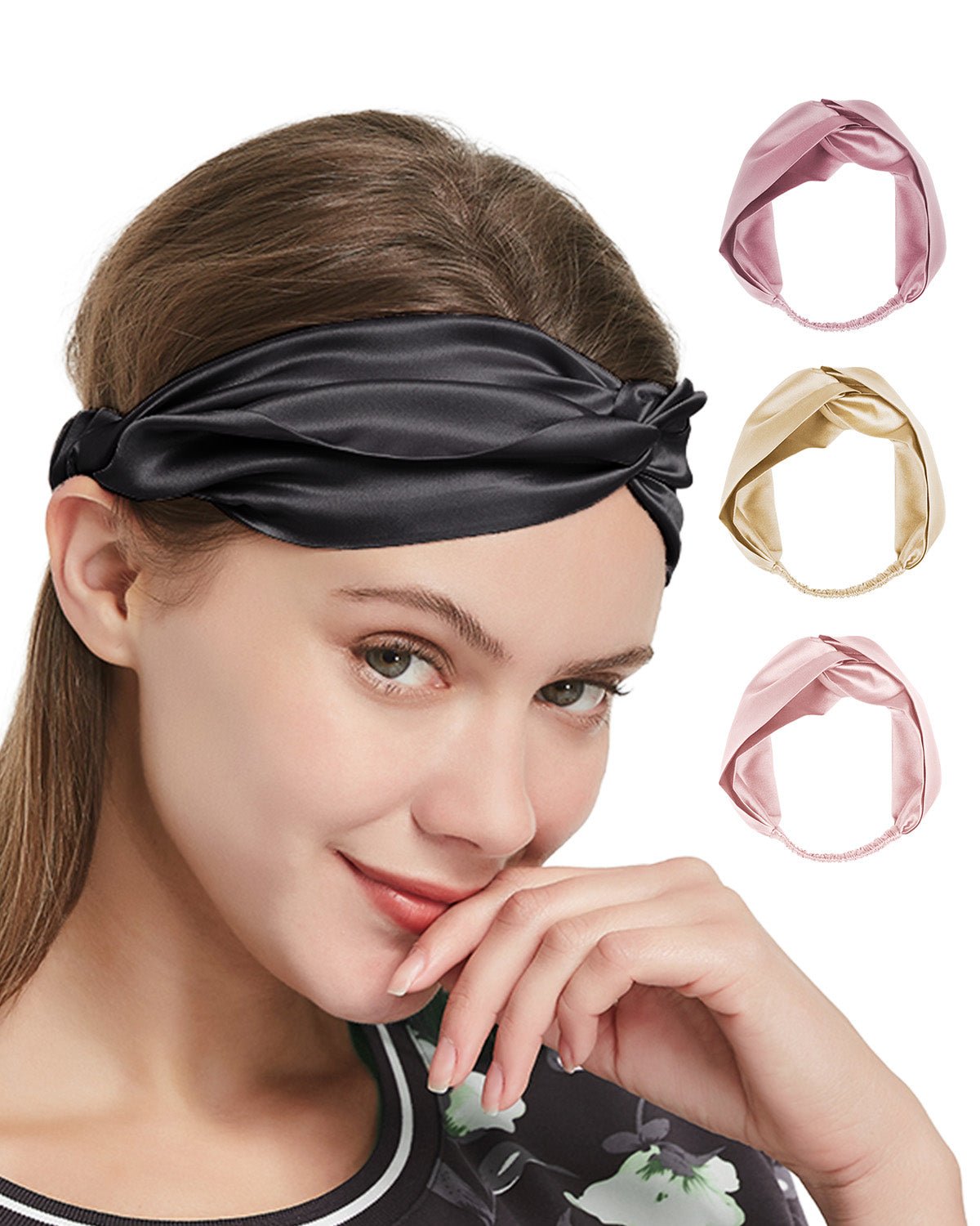 Feelits 6A Grade Mulberry Silk Twisted Spa Headband - FEELITS