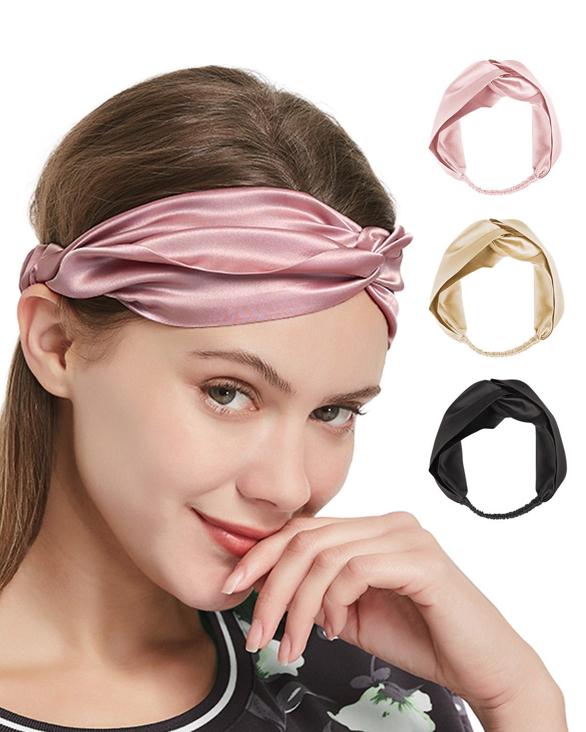 Feelits 6A Grade Mulberry Silk Twisted Spa Headband - FEELITS