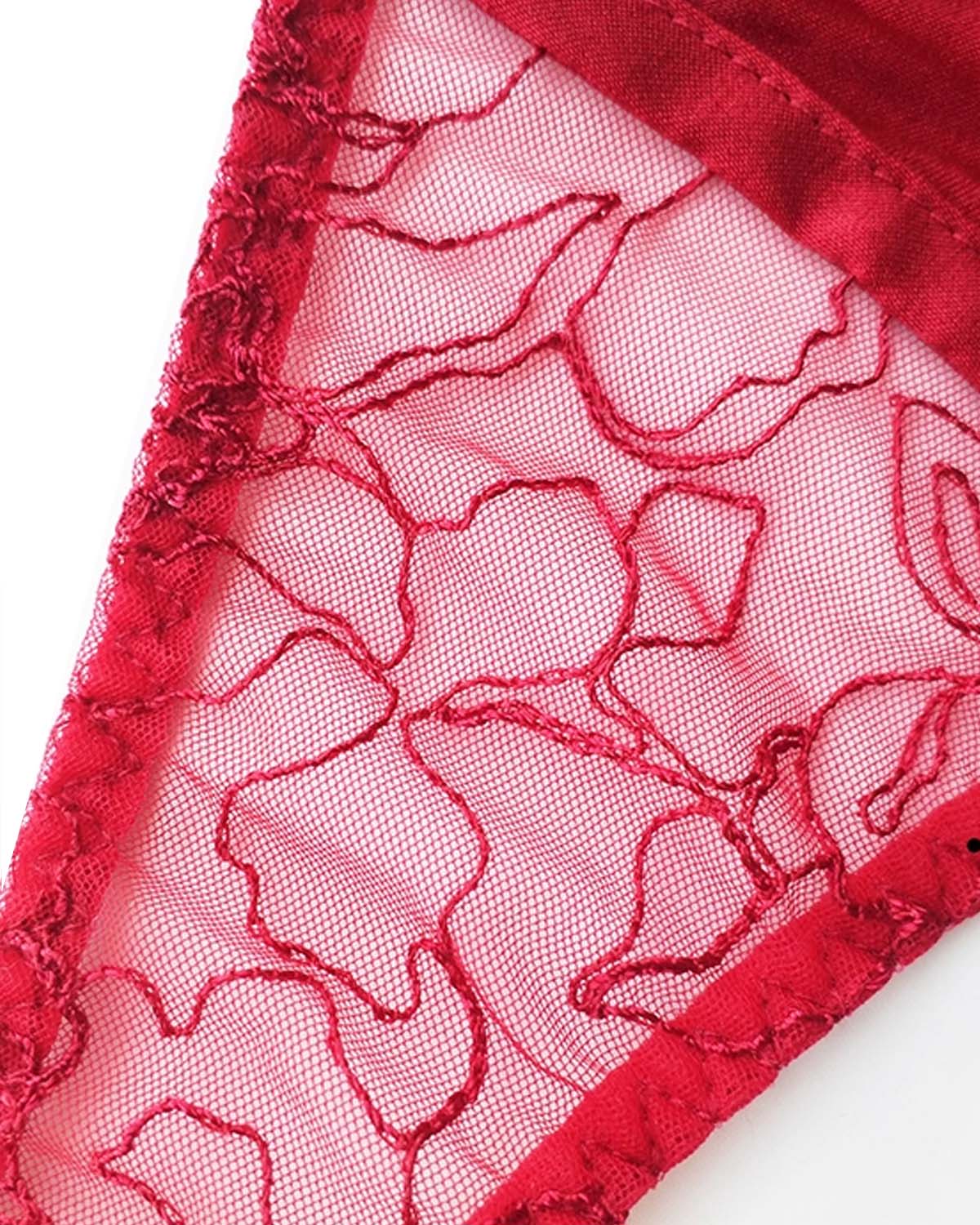 FEELITS 6A Mulberry Silk Sexy Lace Thong – Low - Rise Seamless T - Back Panties for Women - FEELITS