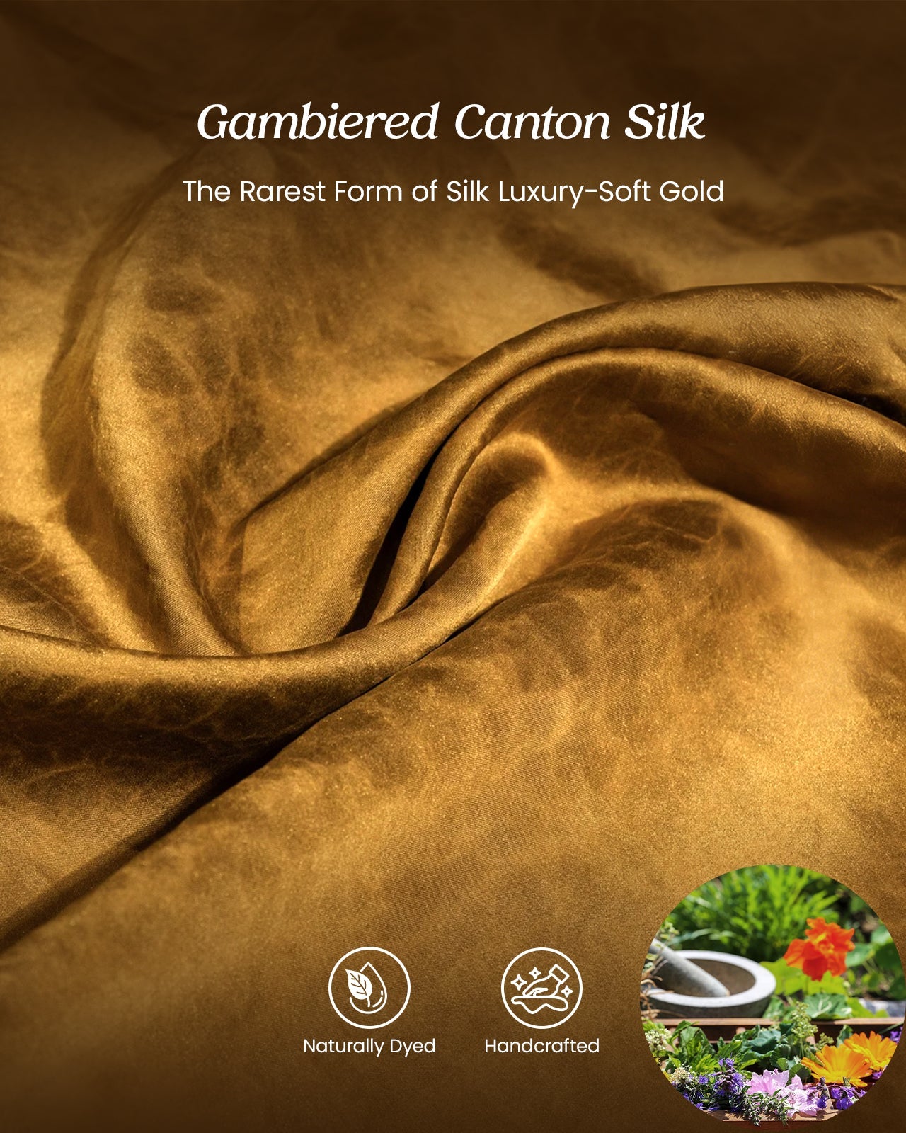 Feelits Handcrafted Gambiered Canton Silk Rose Earrings - FEELITS